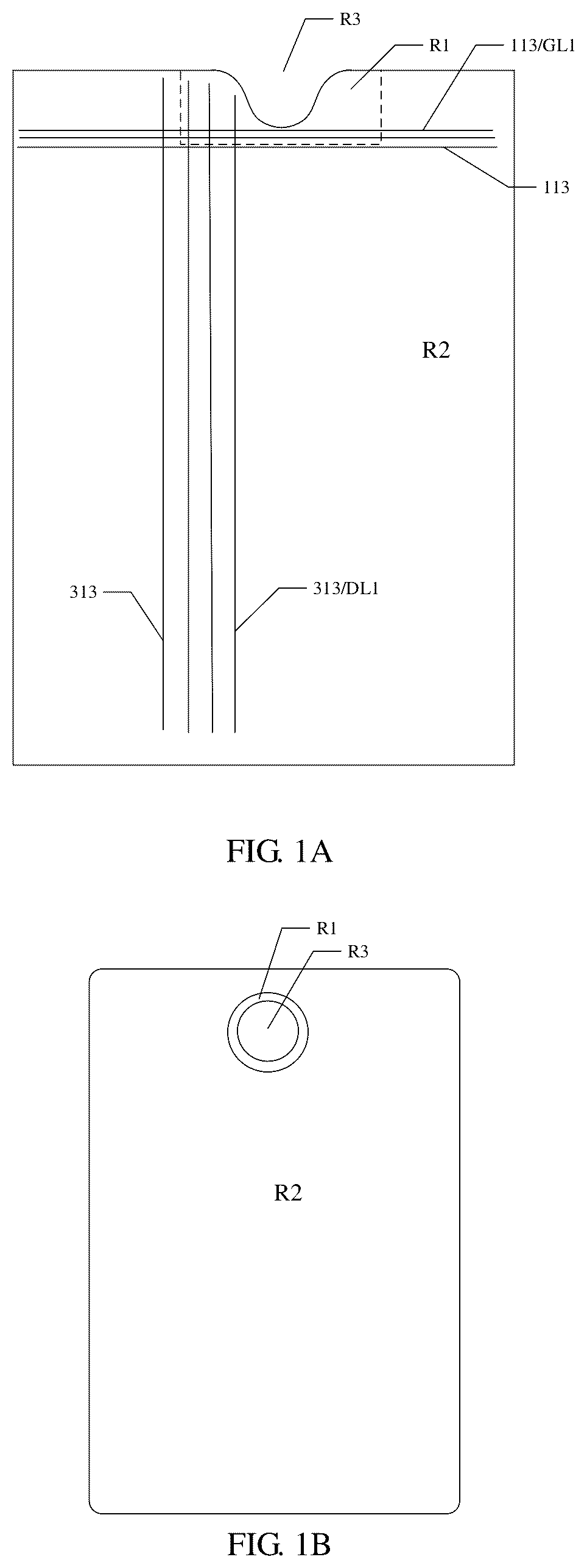 Patent US12615928 Figure 1 – Display panel and display device