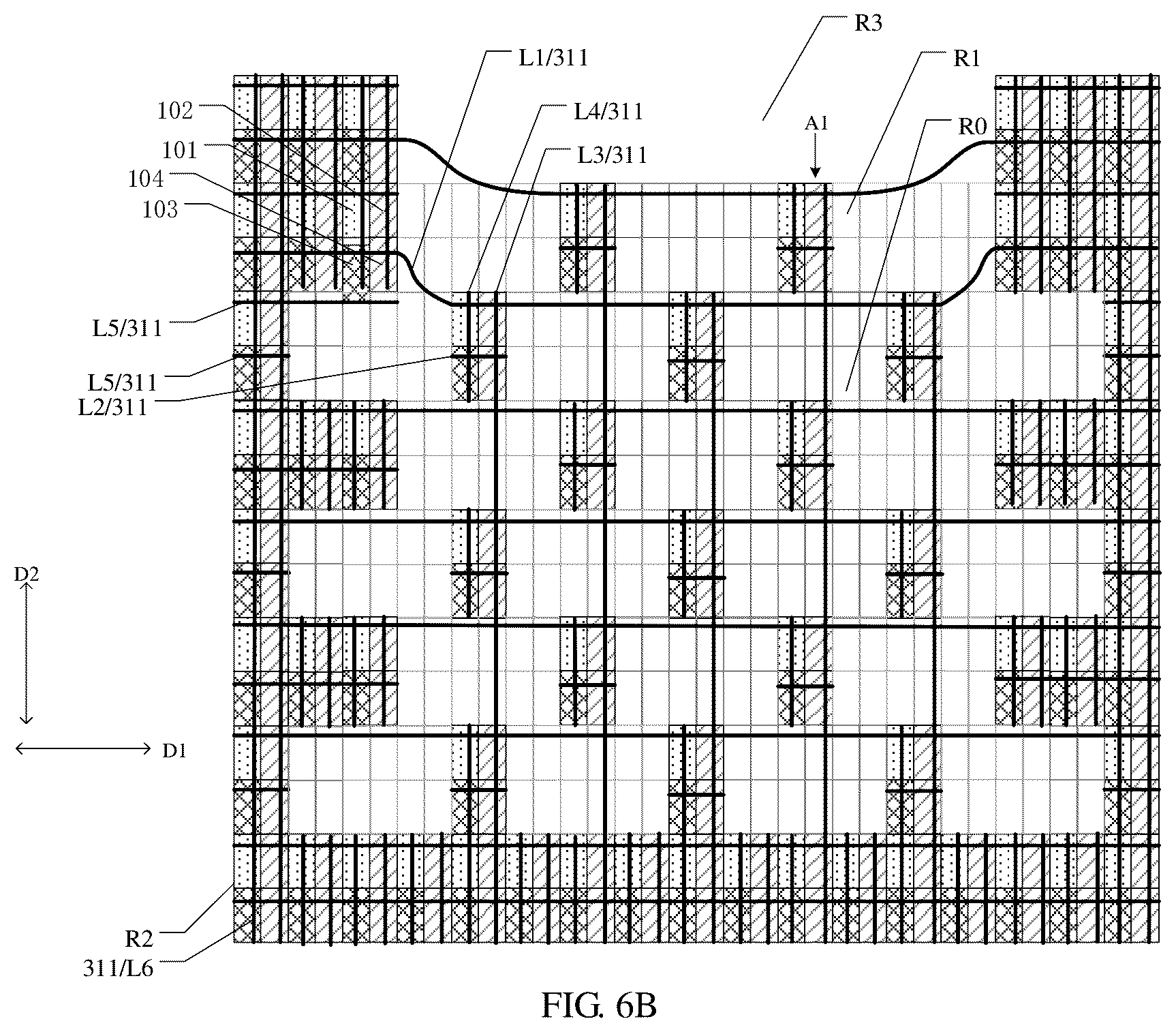 Patent US12615928 Figure 6 – Display panel and display device
