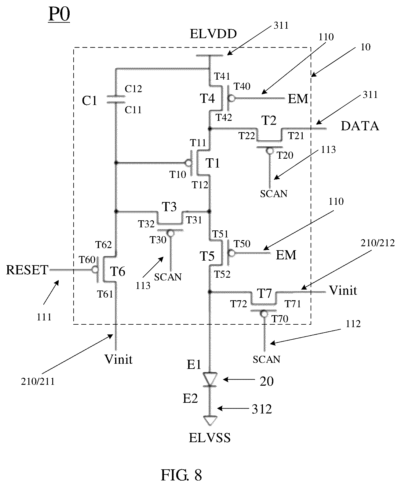 Patent US12615928 Figure 12 – Display panel and display device