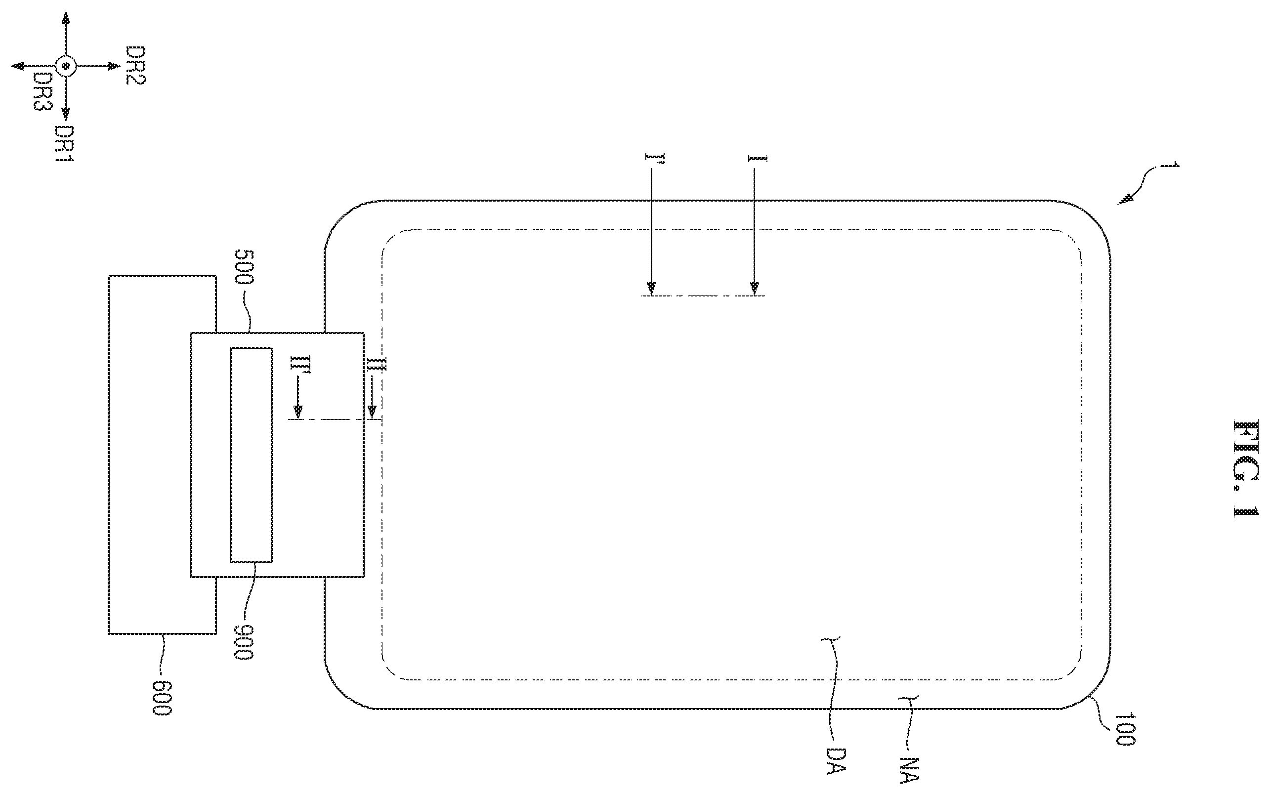 Patent US12615931 Figure 1 – Anisotropic conductive film and display device including same