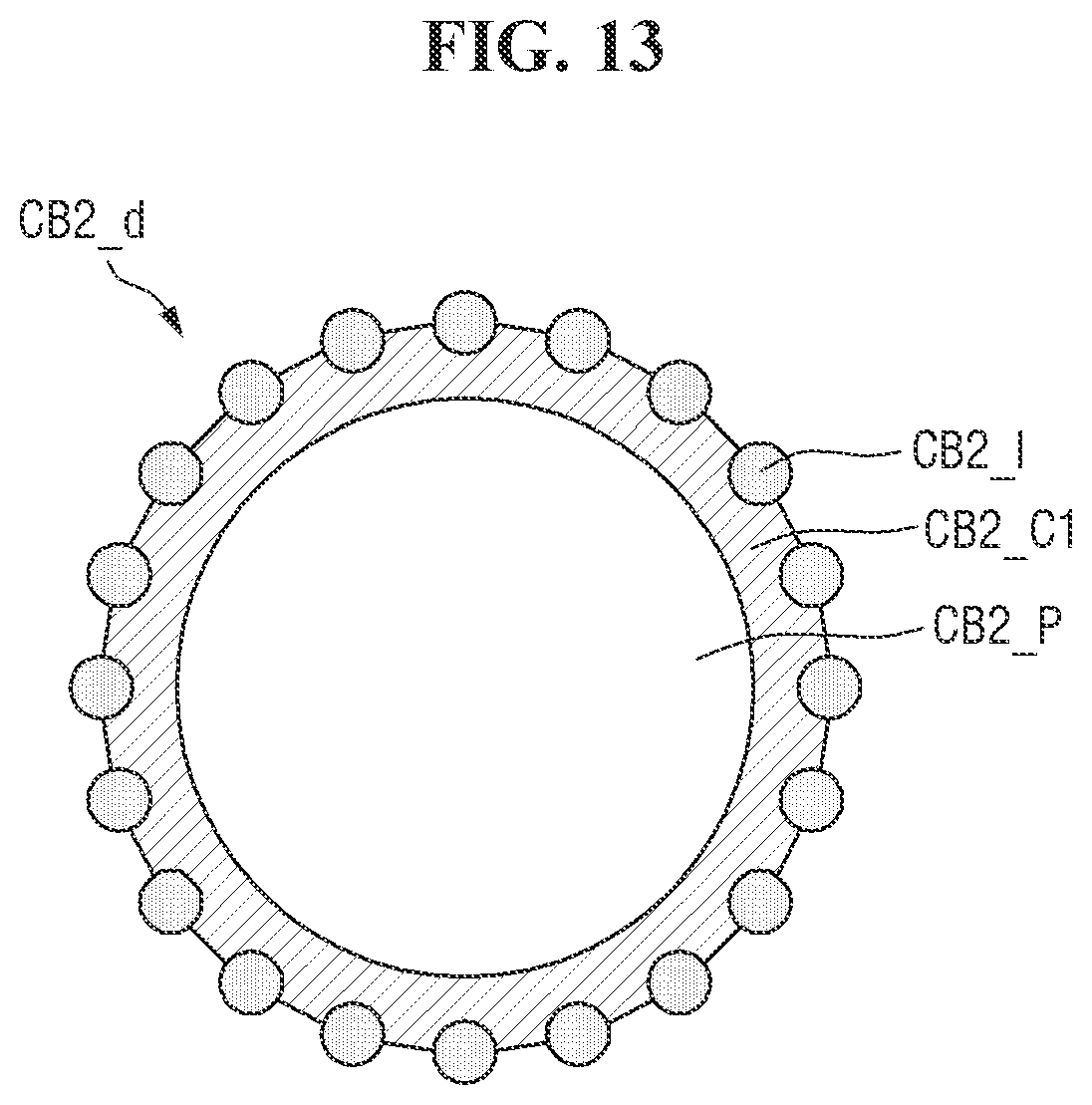 Patent US12615931 Figure 13 – Anisotropic conductive film and display device including same