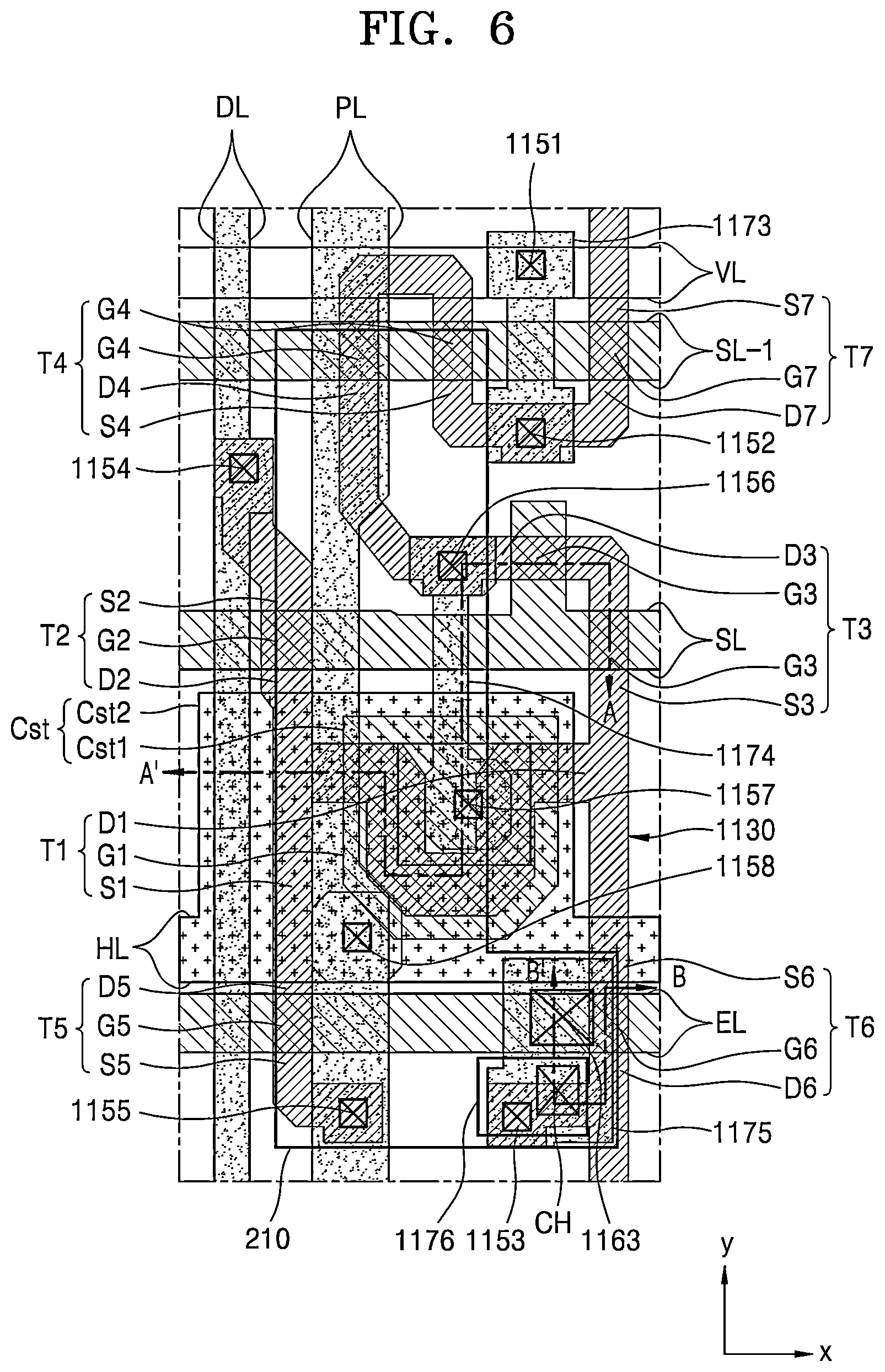 Patent US12615936 Figure 6 – Display device including a common power supply line disposed in a peripheral area and overlapping a fan-out part