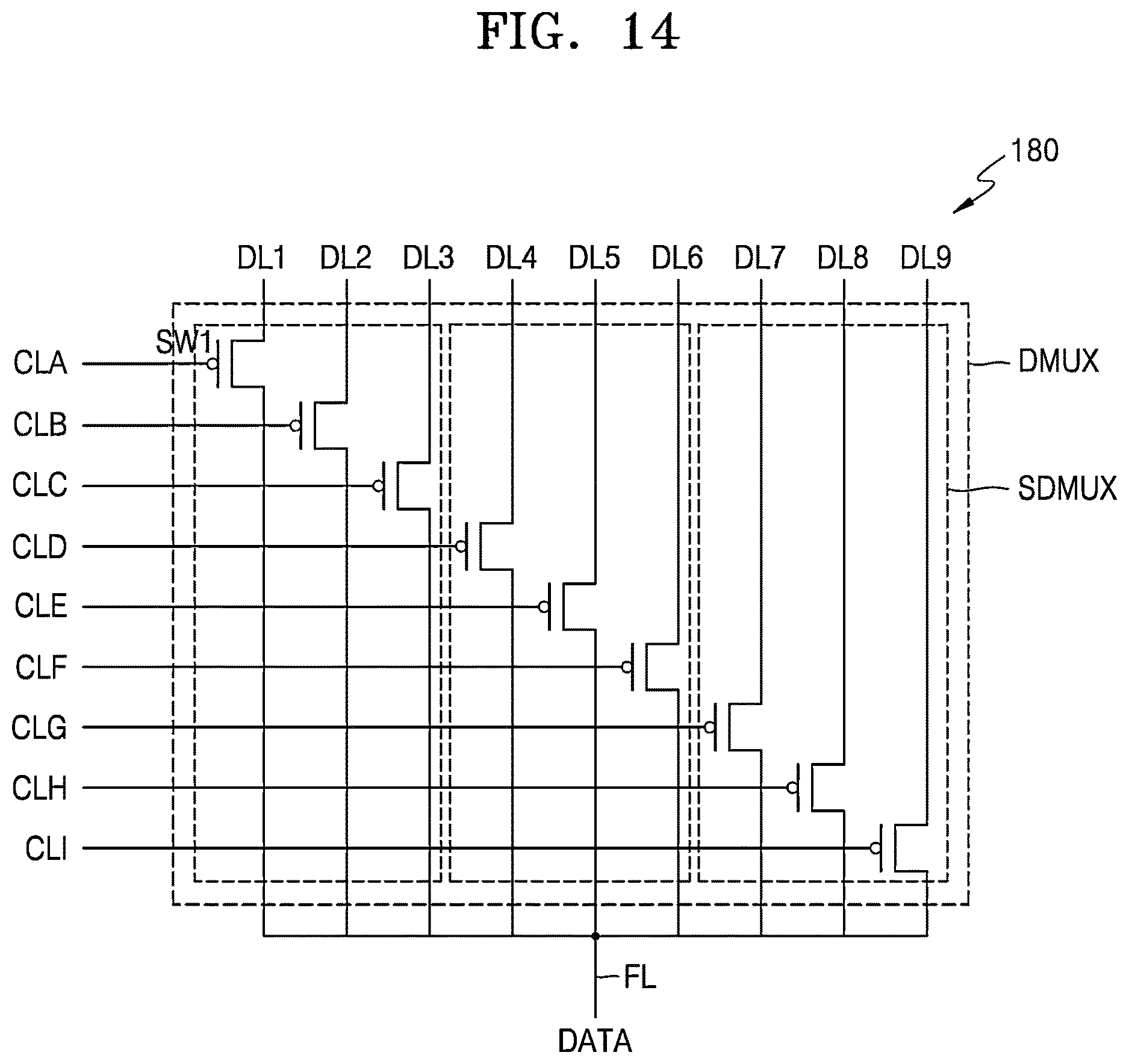 Patent US12615936 Figure 14 – Display device including a common power supply line disposed in a peripheral area and overlapping a fan-out part