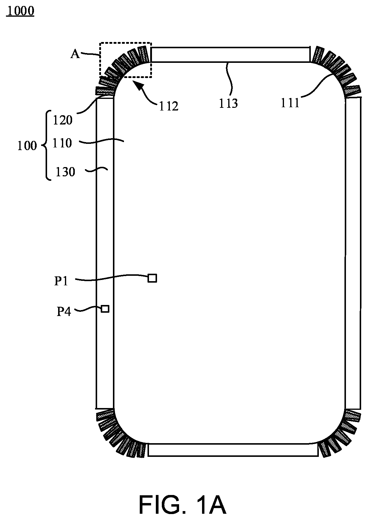 Patent US12615948 Figure 1 – Display panel and display apparatus