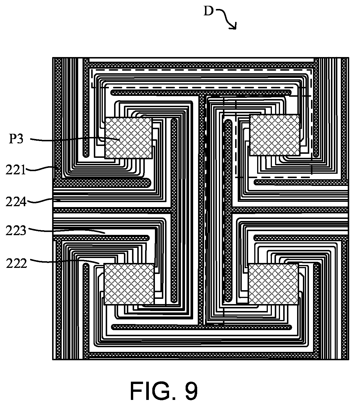 Patent US12615948 Figure 9 – Display panel and display apparatus