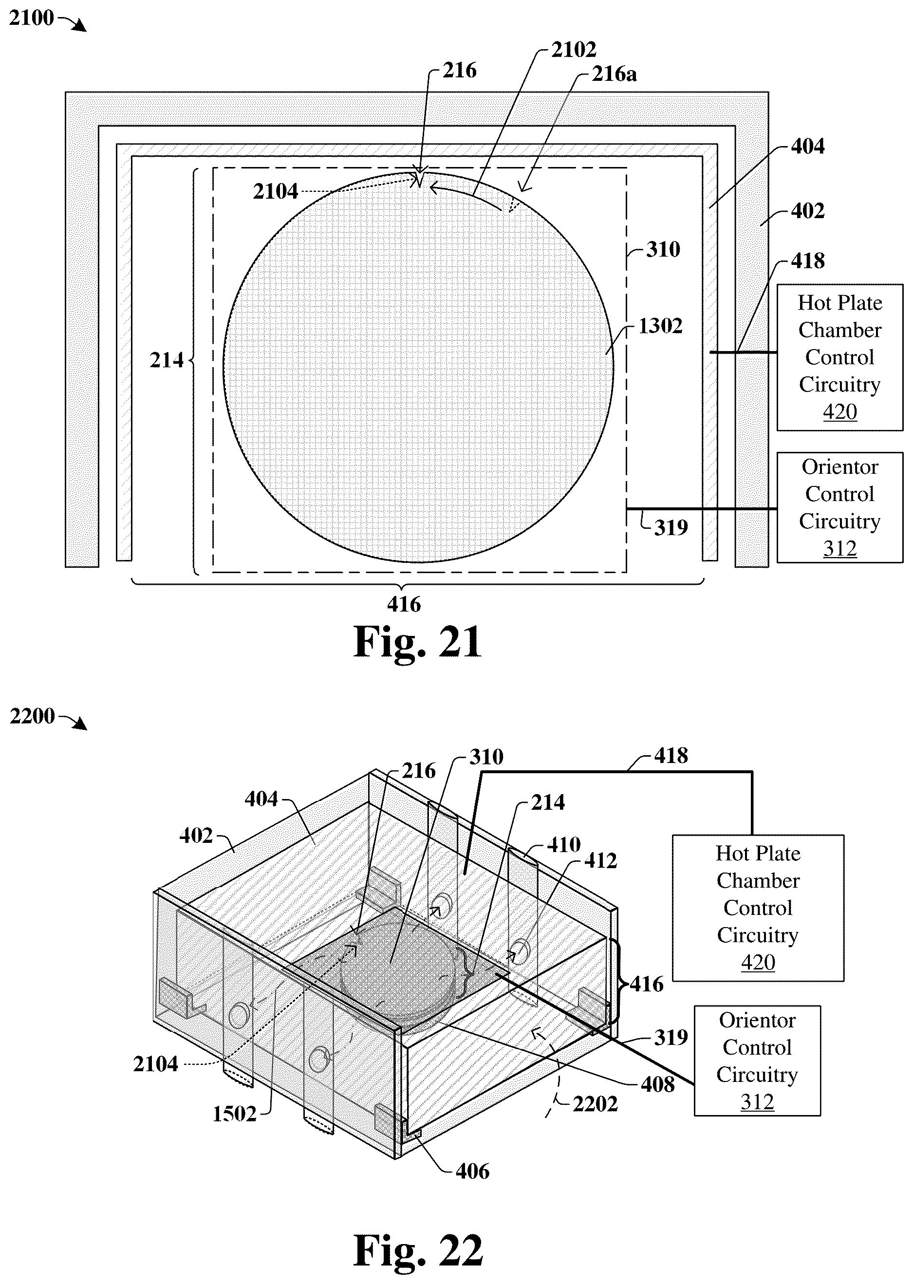 Patent US12615963 Figure 14 – Semiconductor substrate processing tool with hot plate chamber