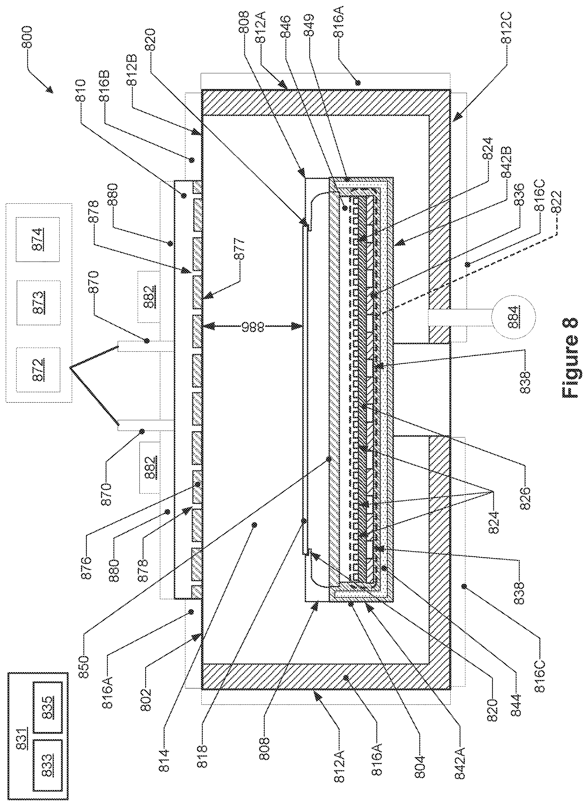 Patent US12615980 Figure 8 – Etching of indium gallium zinc oxide