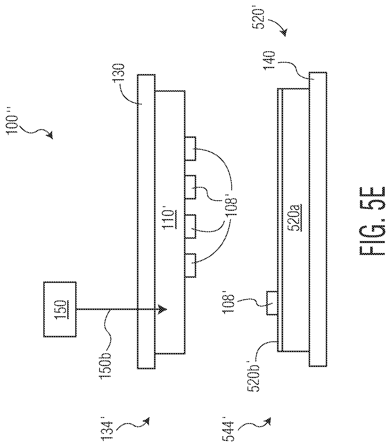 Patent US12615991 Figure 14 – Reusable die catch materials, reusable die release materials, related die transfer systems, and methods of using the same