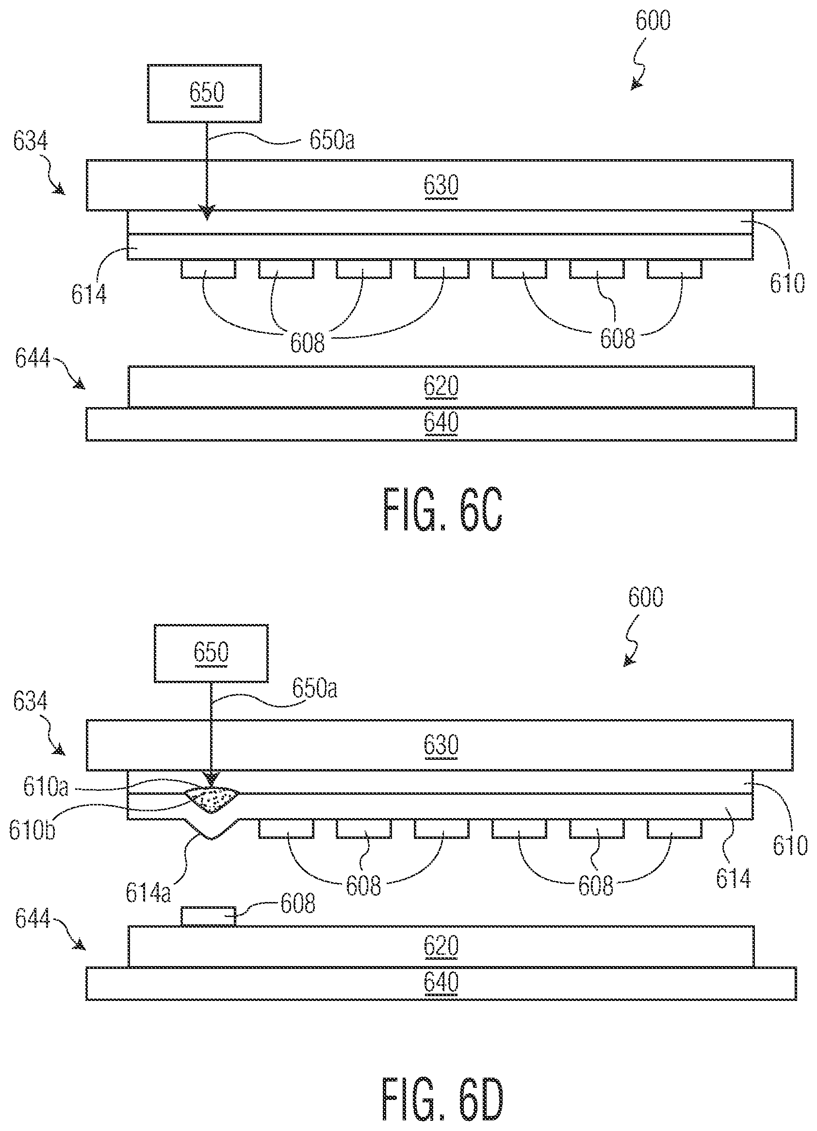 Patent US12615991 Figure 16 – Reusable die catch materials, reusable die release materials, related die transfer systems, and methods of using the same