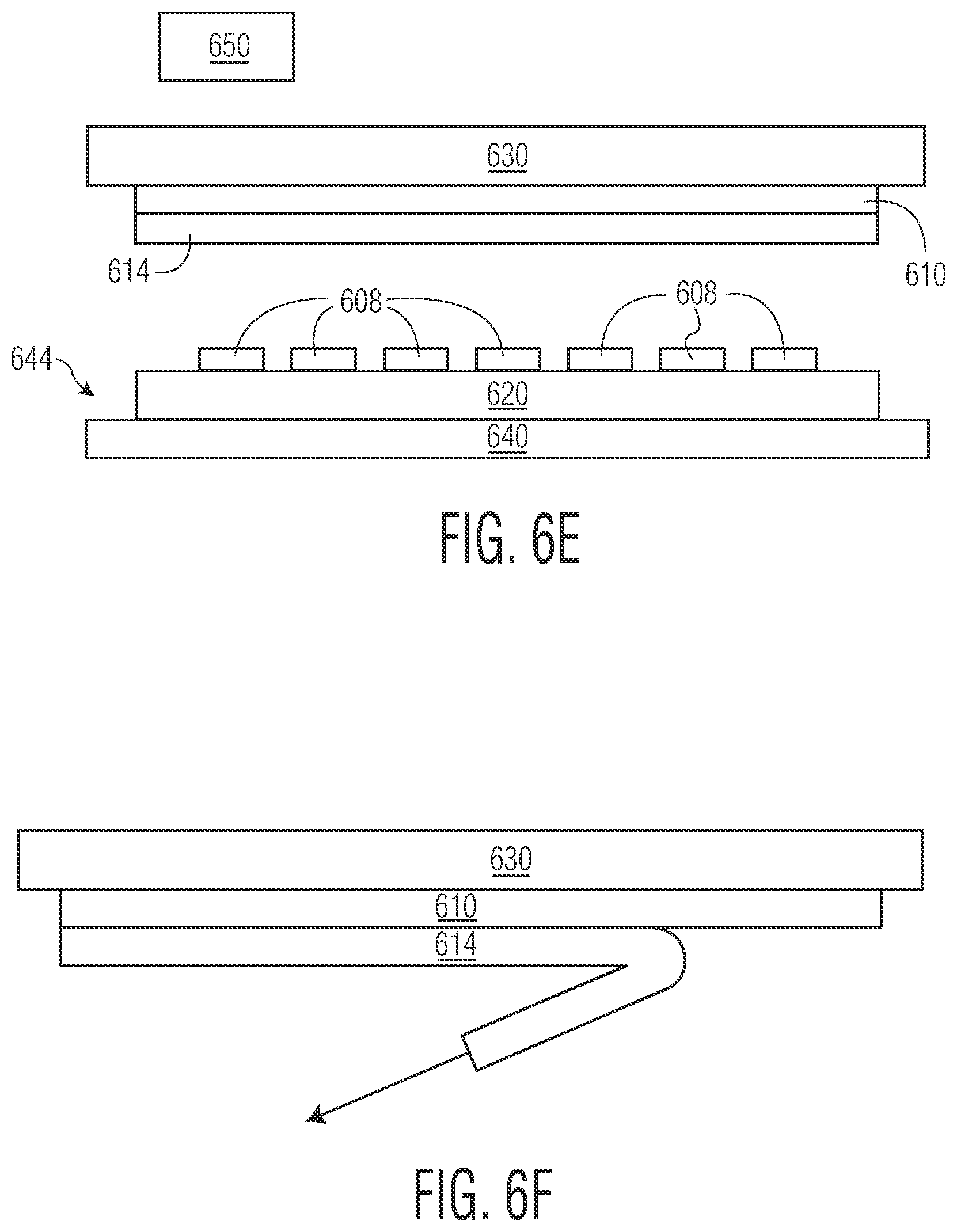 Patent US12615991 Figure 17 – Reusable die catch materials, reusable die release materials, related die transfer systems, and methods of using the same