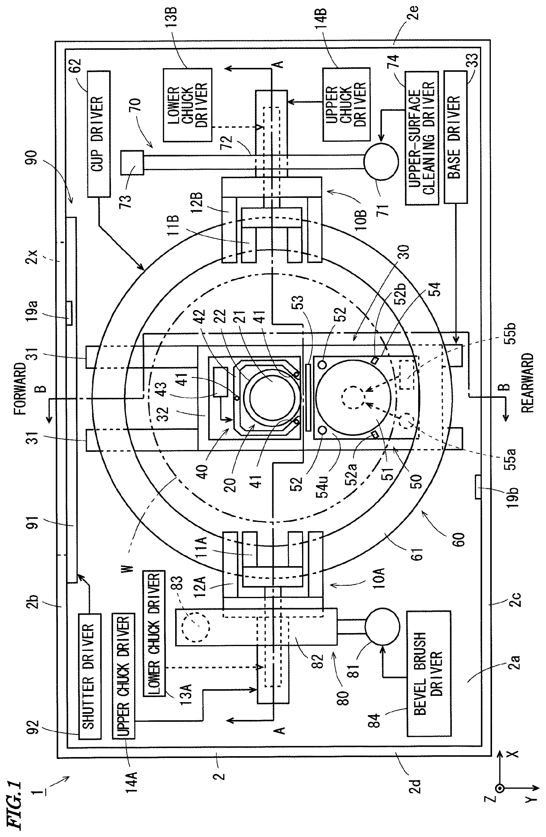 Patent US12616001 Figure 1 – Substrate processing device and substrate processing method