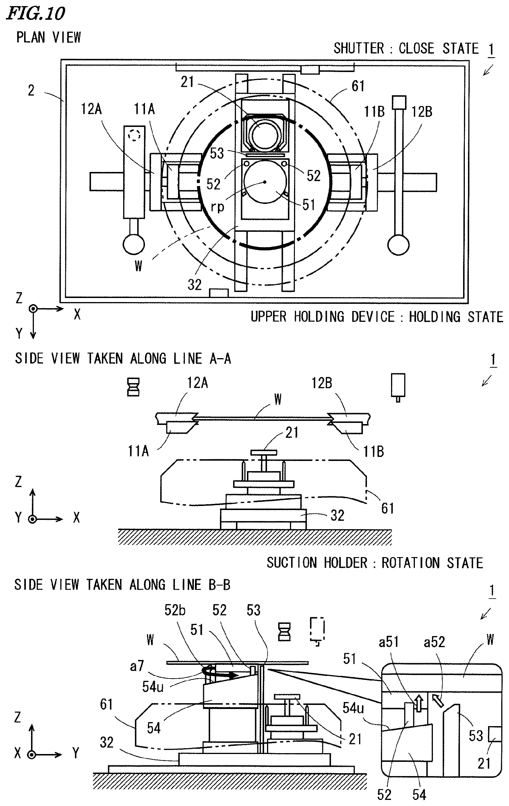 Patent US12616001 Figure 9 – Substrate processing device and substrate processing method