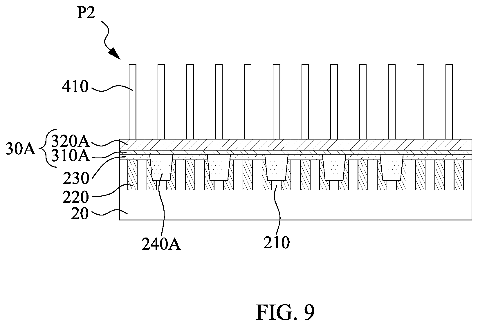 Patent US12616004 Figure 14 – Hardmask structure and method of forming semiconductor structure