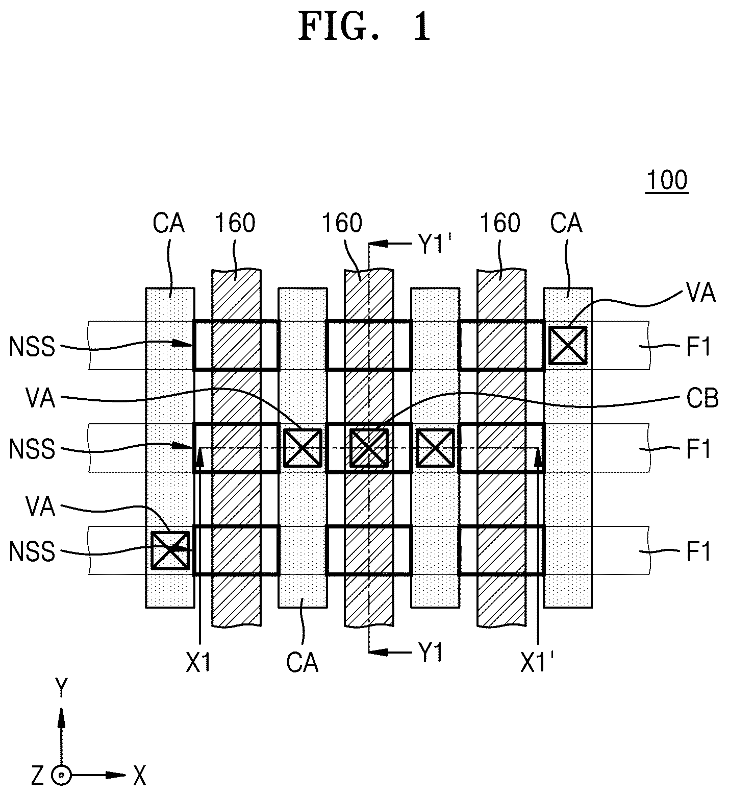 Patent US12616009 Figure 1 – Integrated circuit device