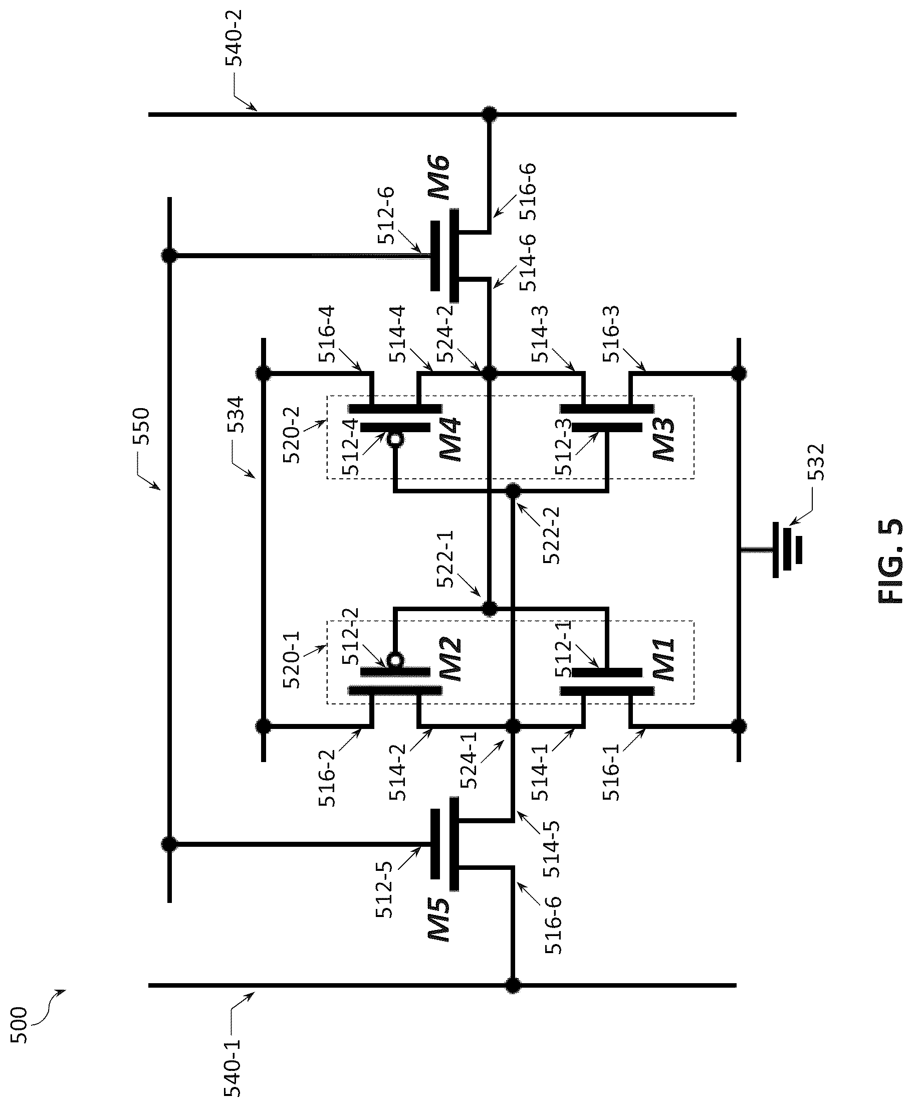 Patent US12616012 Figure 5 – Stacked random access memory devices with multilayer continuous vias
