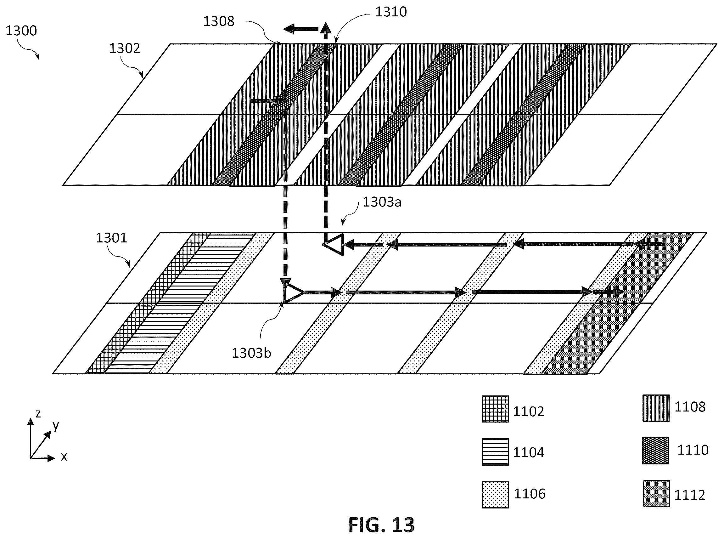 Patent US12616012 Figure 14 – Stacked random access memory devices with multilayer continuous vias