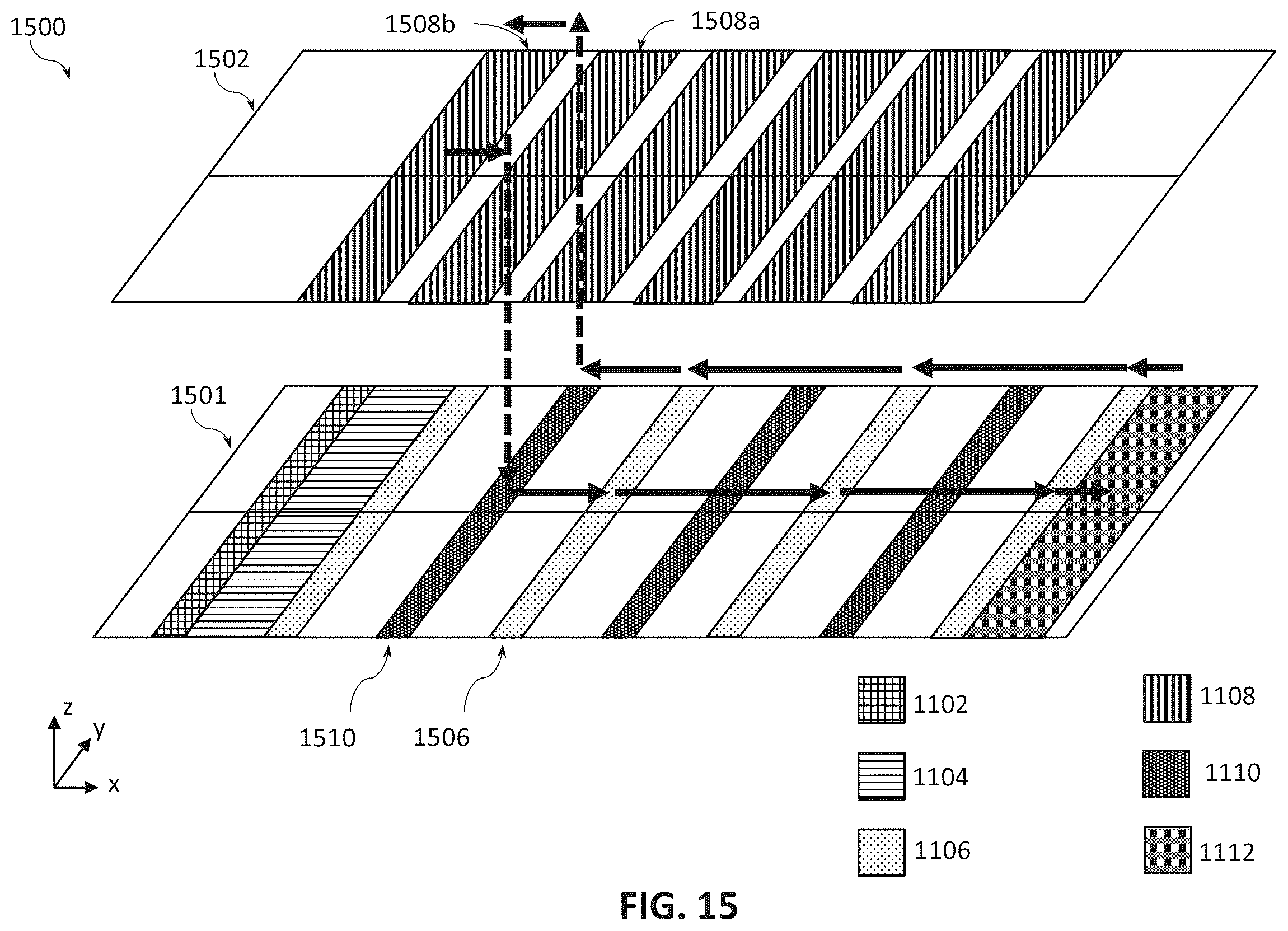 Patent US12616012 Figure 16 – Stacked random access memory devices with multilayer continuous vias