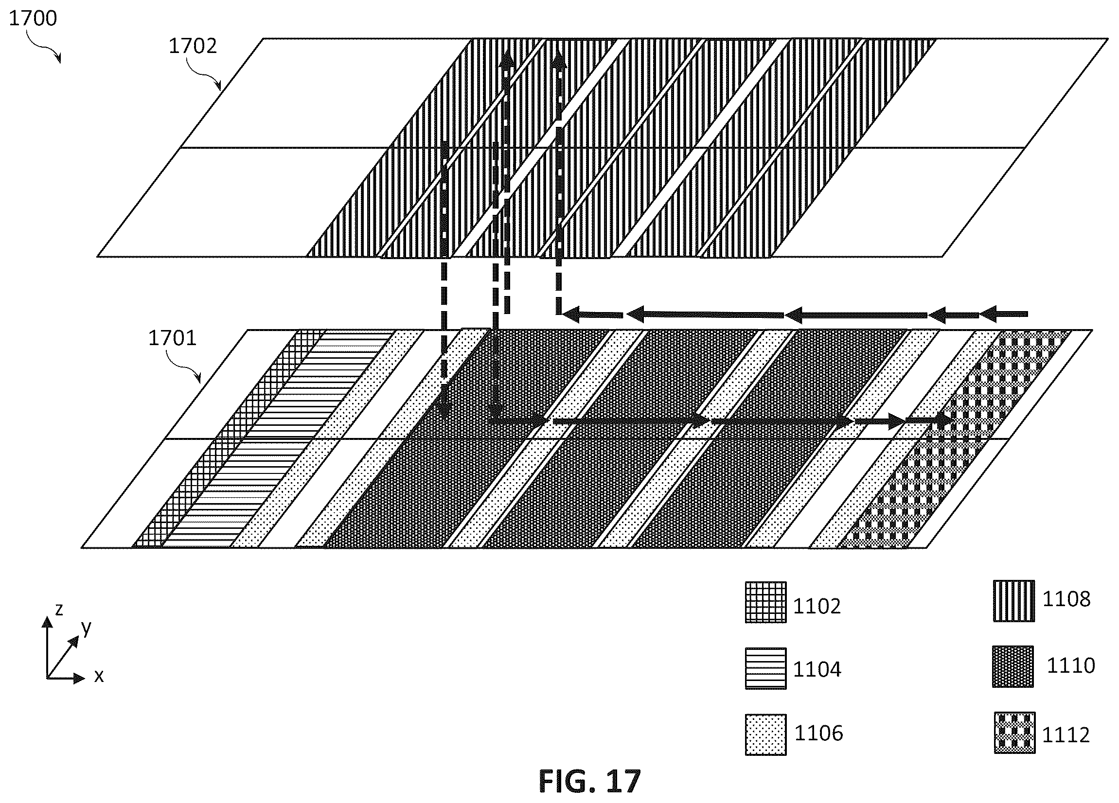 Patent US12616012 Figure 19 – Stacked random access memory devices with multilayer continuous vias
