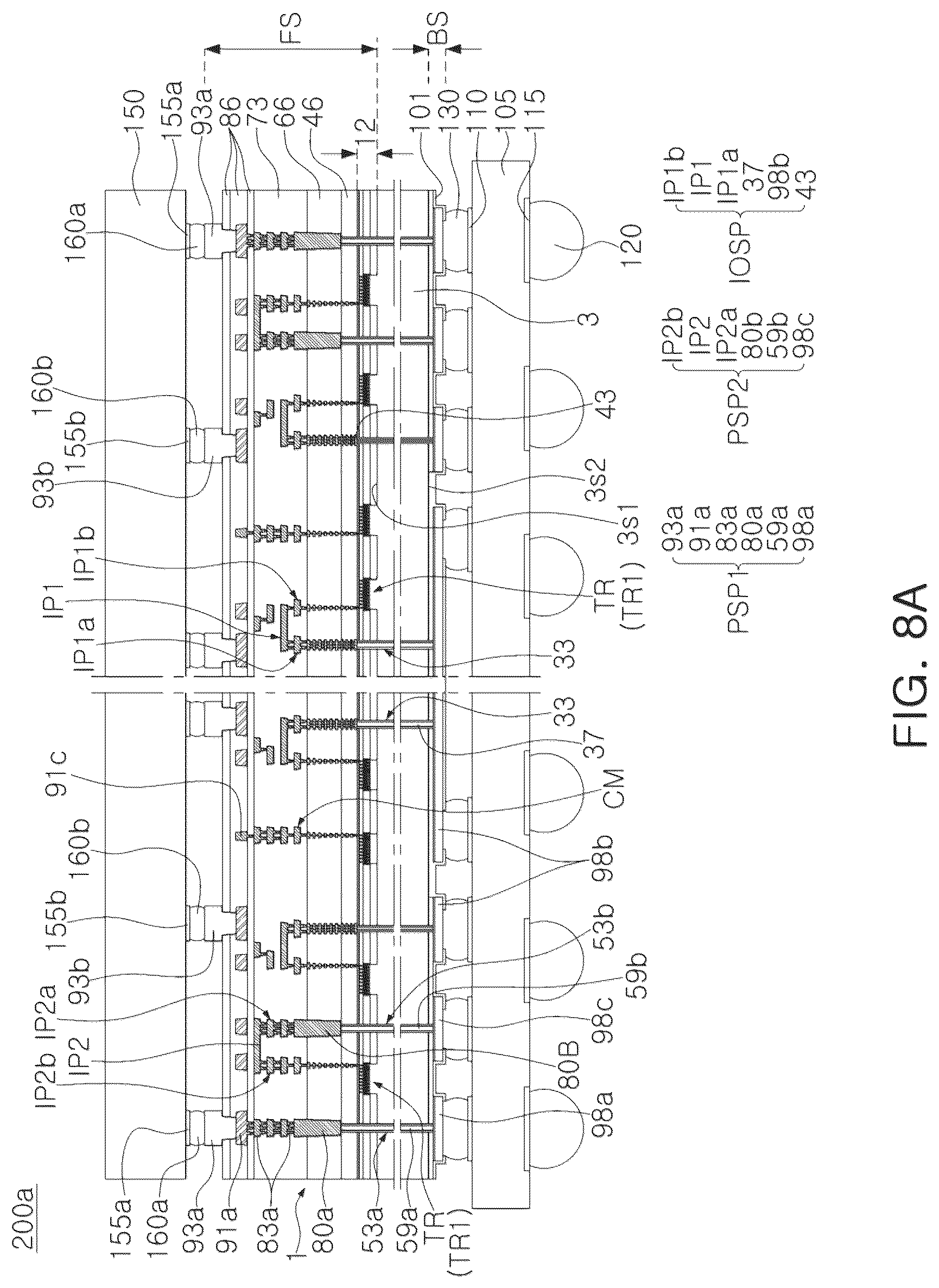 Patent US12616014 Figure 10 – Semiconductor device including a through electrode contacting a backside conductive pattern and a frontside conductive pattern and a semiconductor package including the same