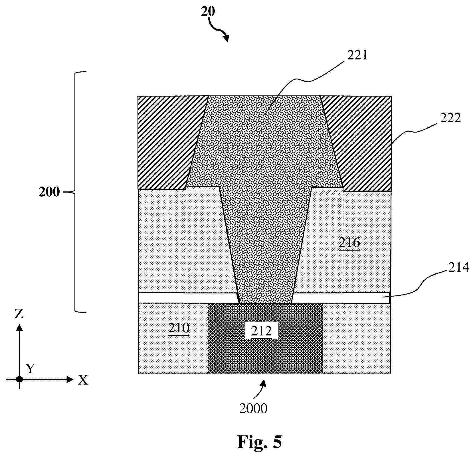 Patent US12616018 Figure 5 – Graphene barrier layer of interconnect structure