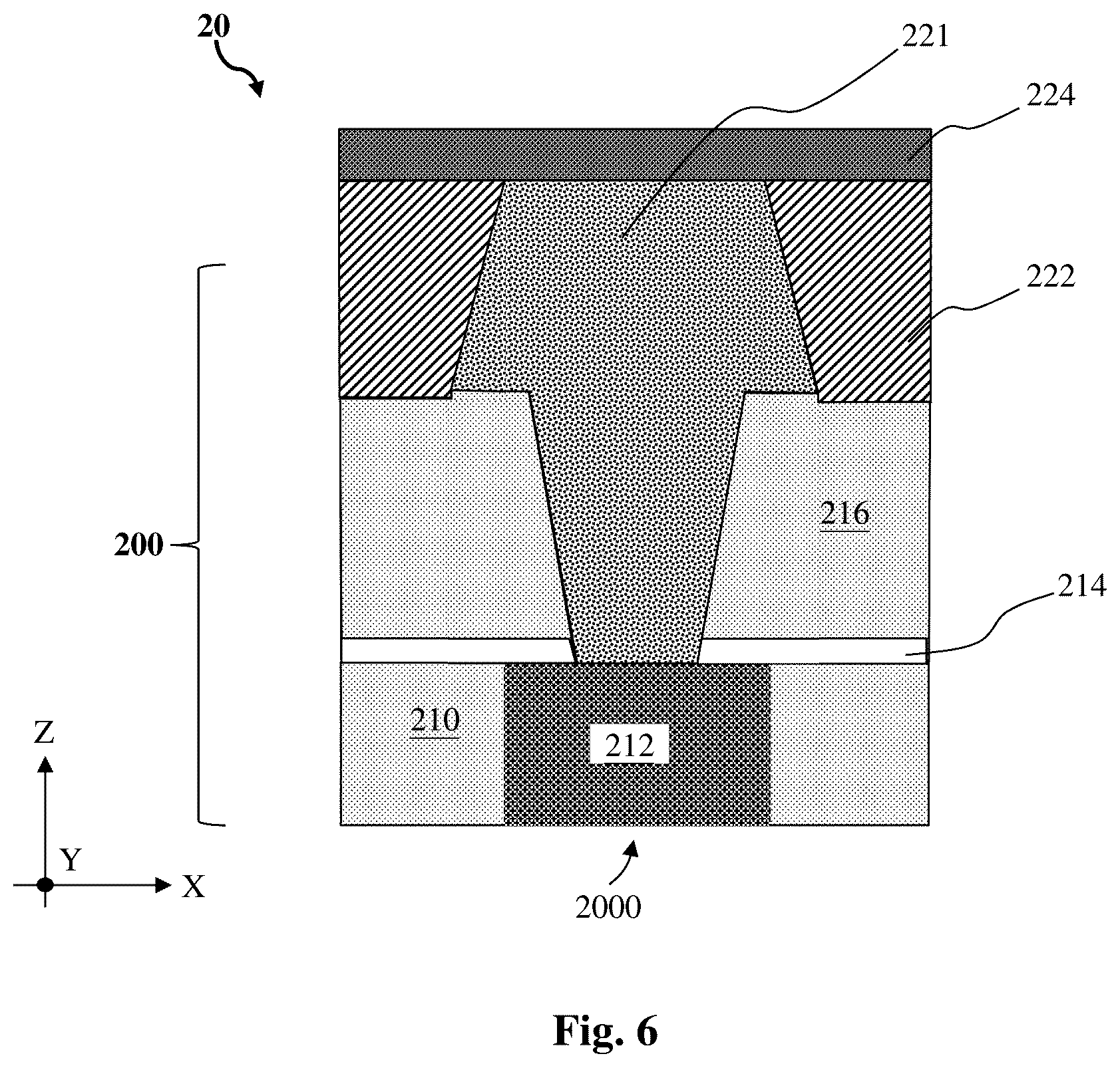 Patent US12616018 Figure 6 – Graphene barrier layer of interconnect structure