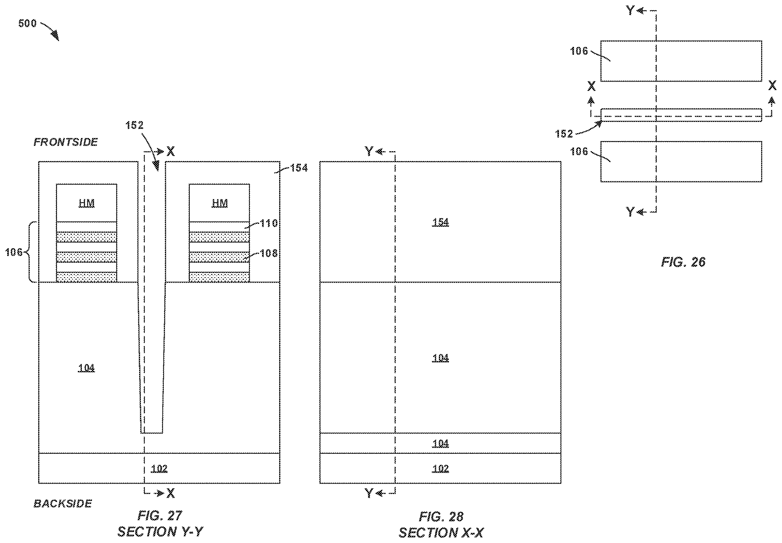 Patent US12616019 Figure 15 – Via connection to backside power delivery network