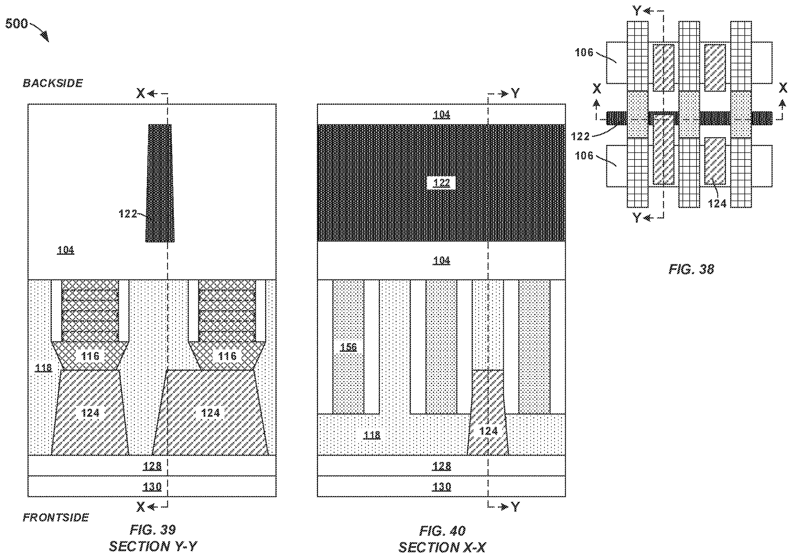 Patent US12616019 Figure 19 – Via connection to backside power delivery network