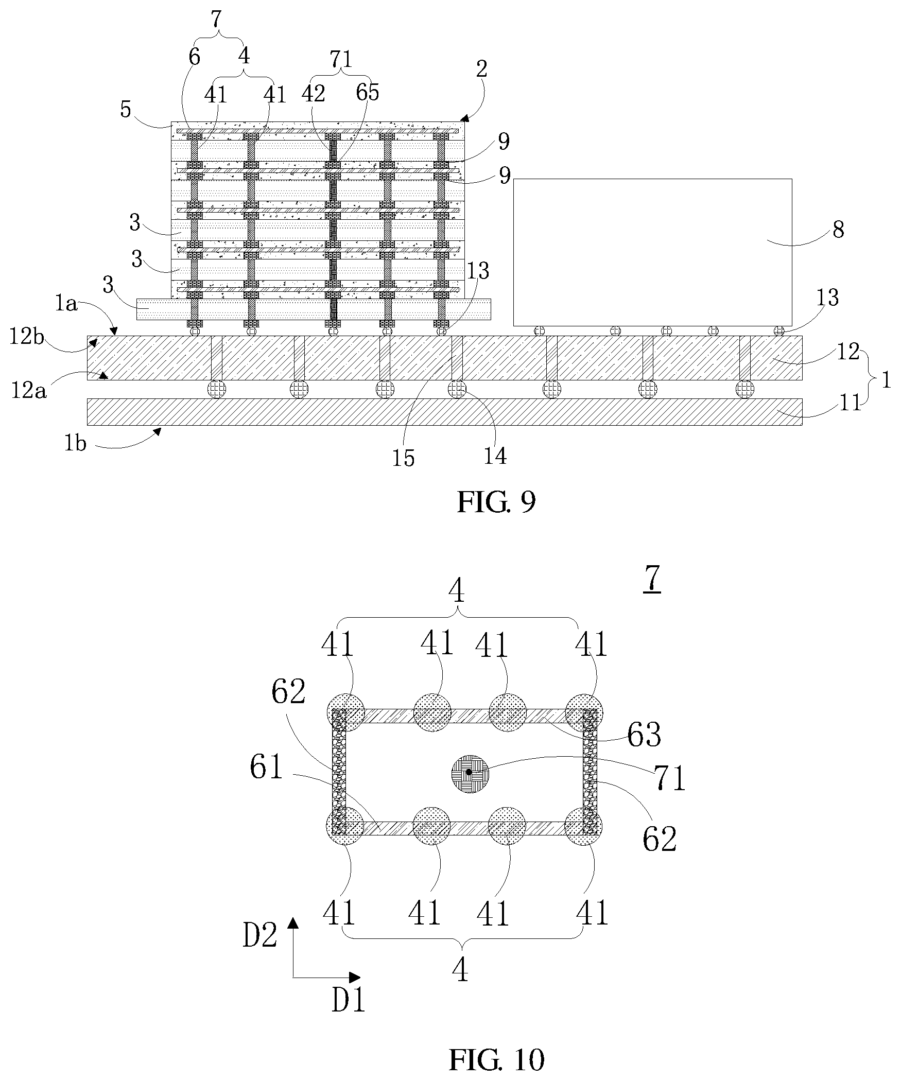 Patent US12616024 Figure 5 – Semiconductor package structure