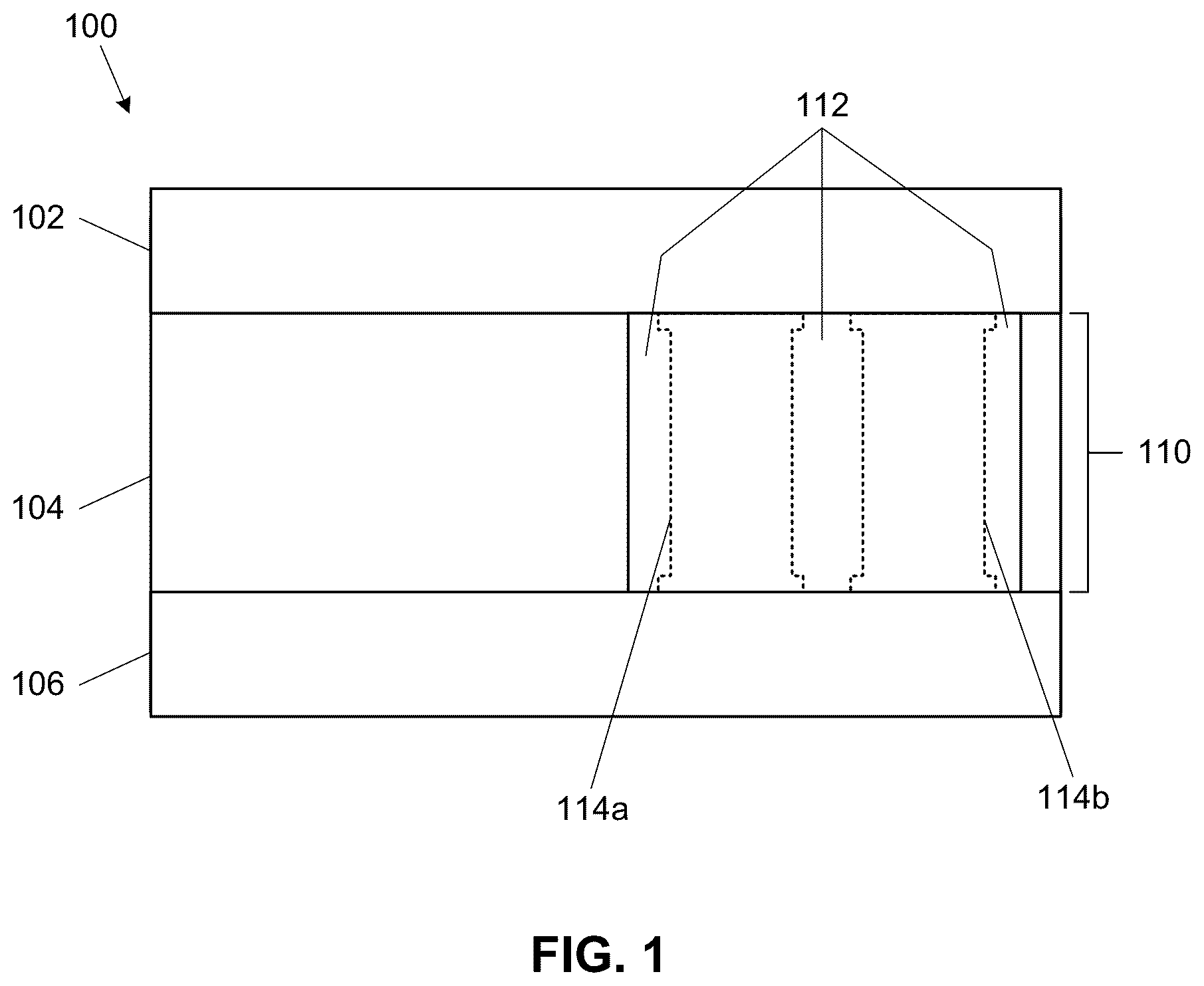 Patent US12616031 — Electromagnetic shielding structure — Figure 1