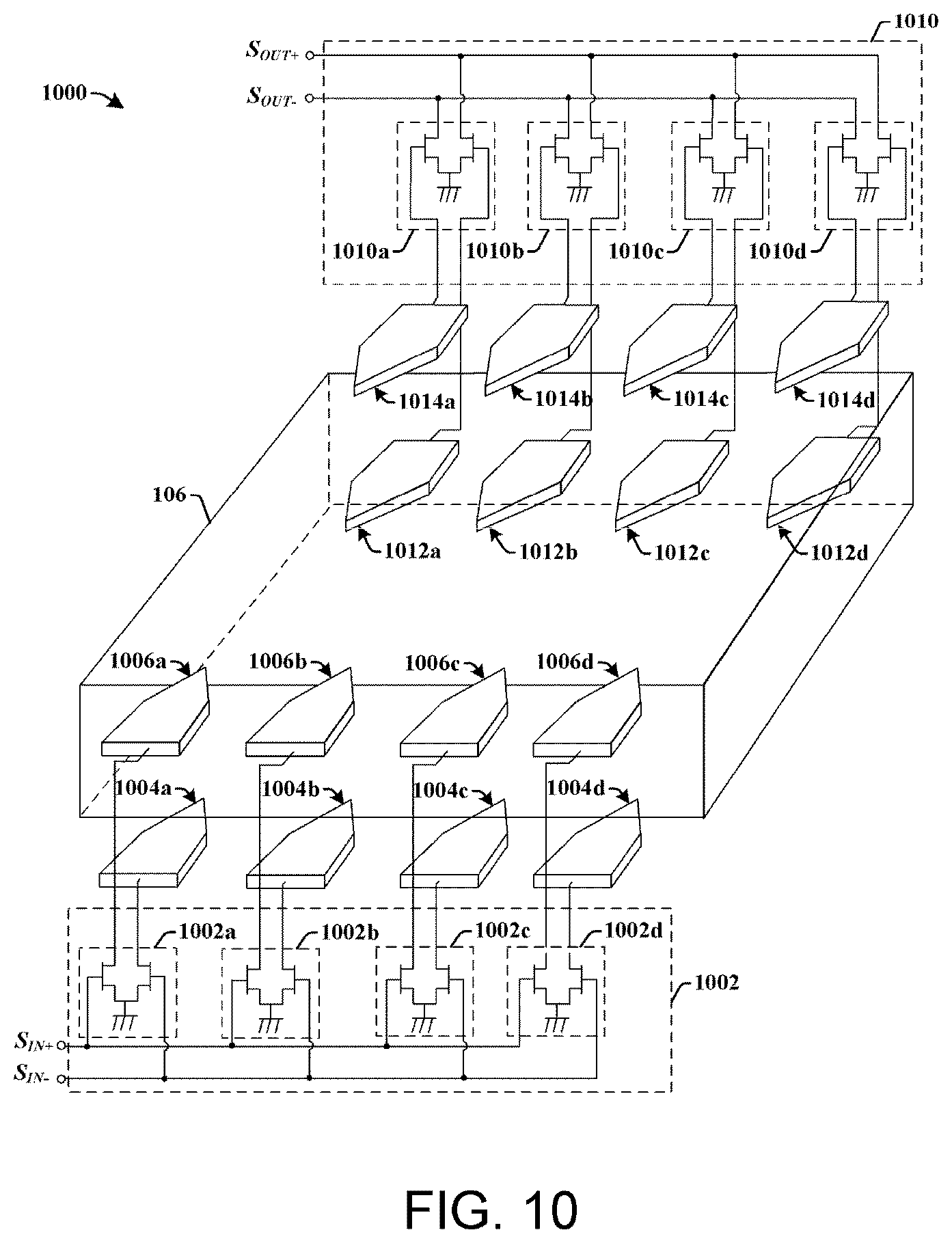 Patent US12616033 Figure 7 – Multiband QAM interface for slab waveguide