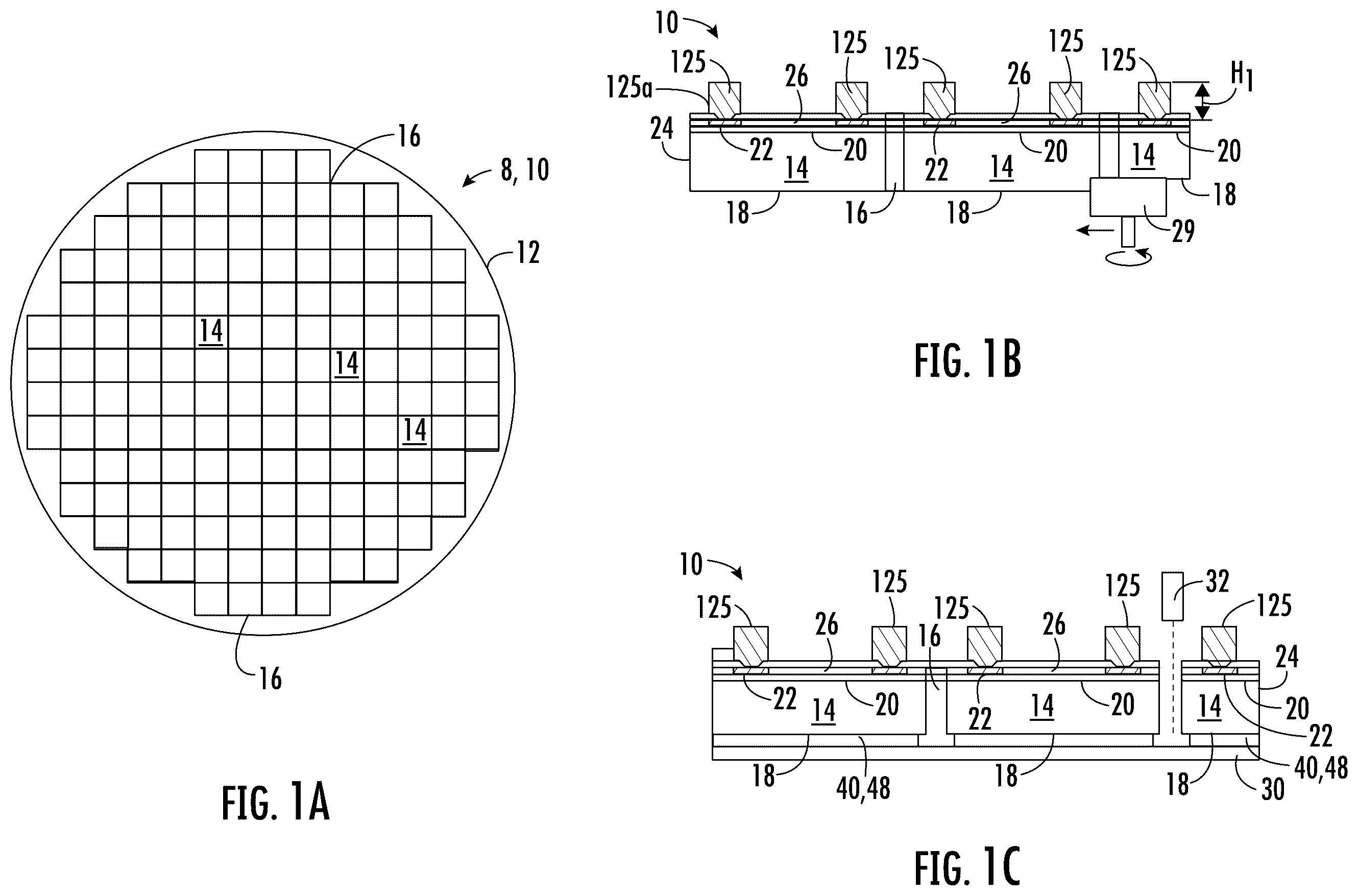 Patent US12616038 Figure 1 – Interconnect substrate and method of making