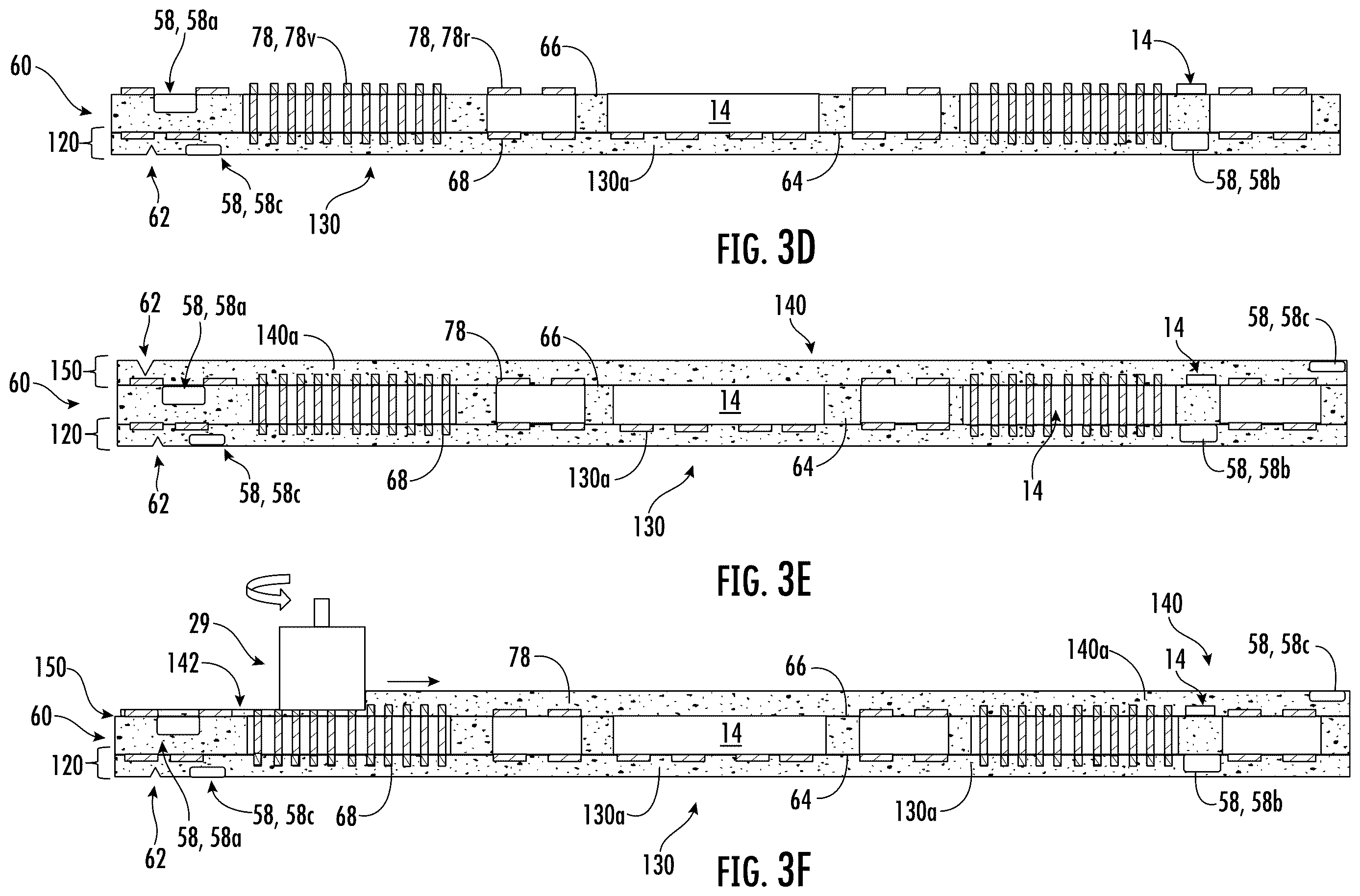 Patent US12616038 Figure 8 – Interconnect substrate and method of making