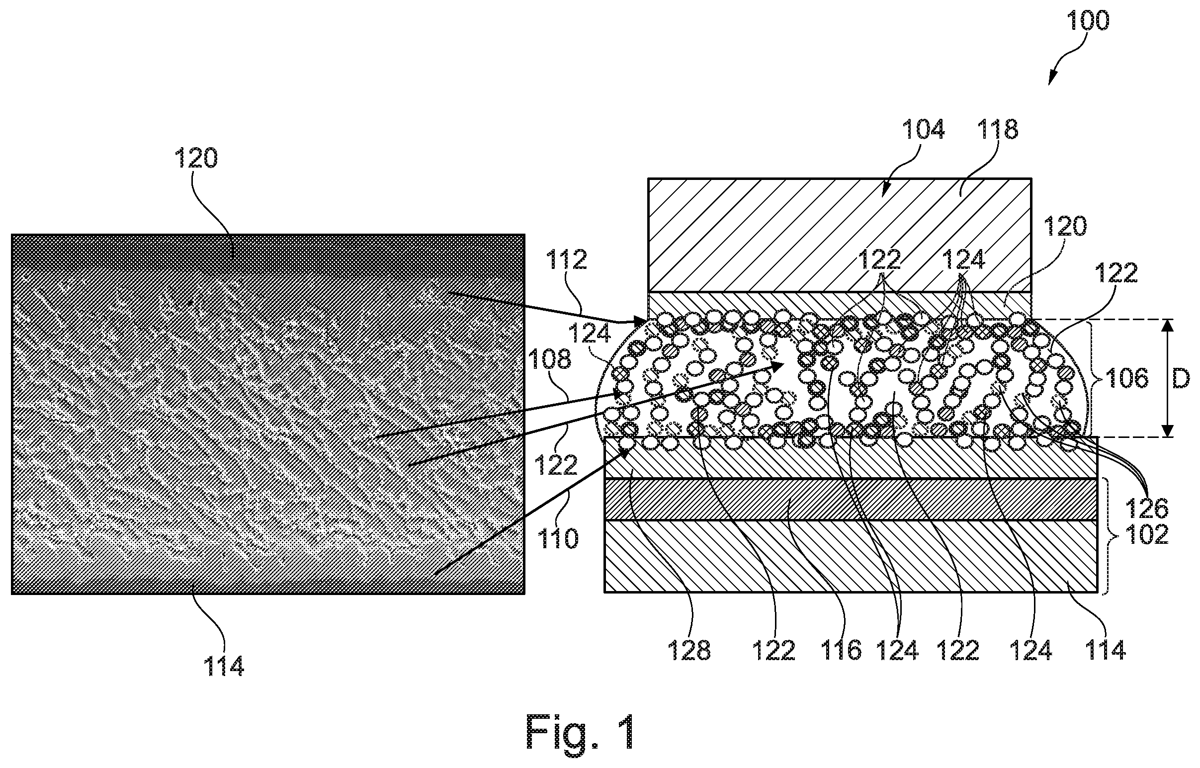 Patent US12616039 — Electronic system having intermetallic connection structure with central intermetallic mesh structure and mesh-free exterior structures — Figure 1