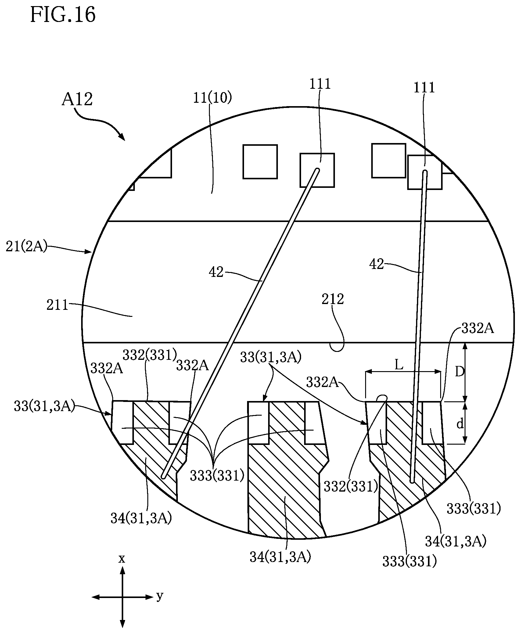 Patent US12616040 Figure 14 – Metal layer plated to inner leads of a leadframe