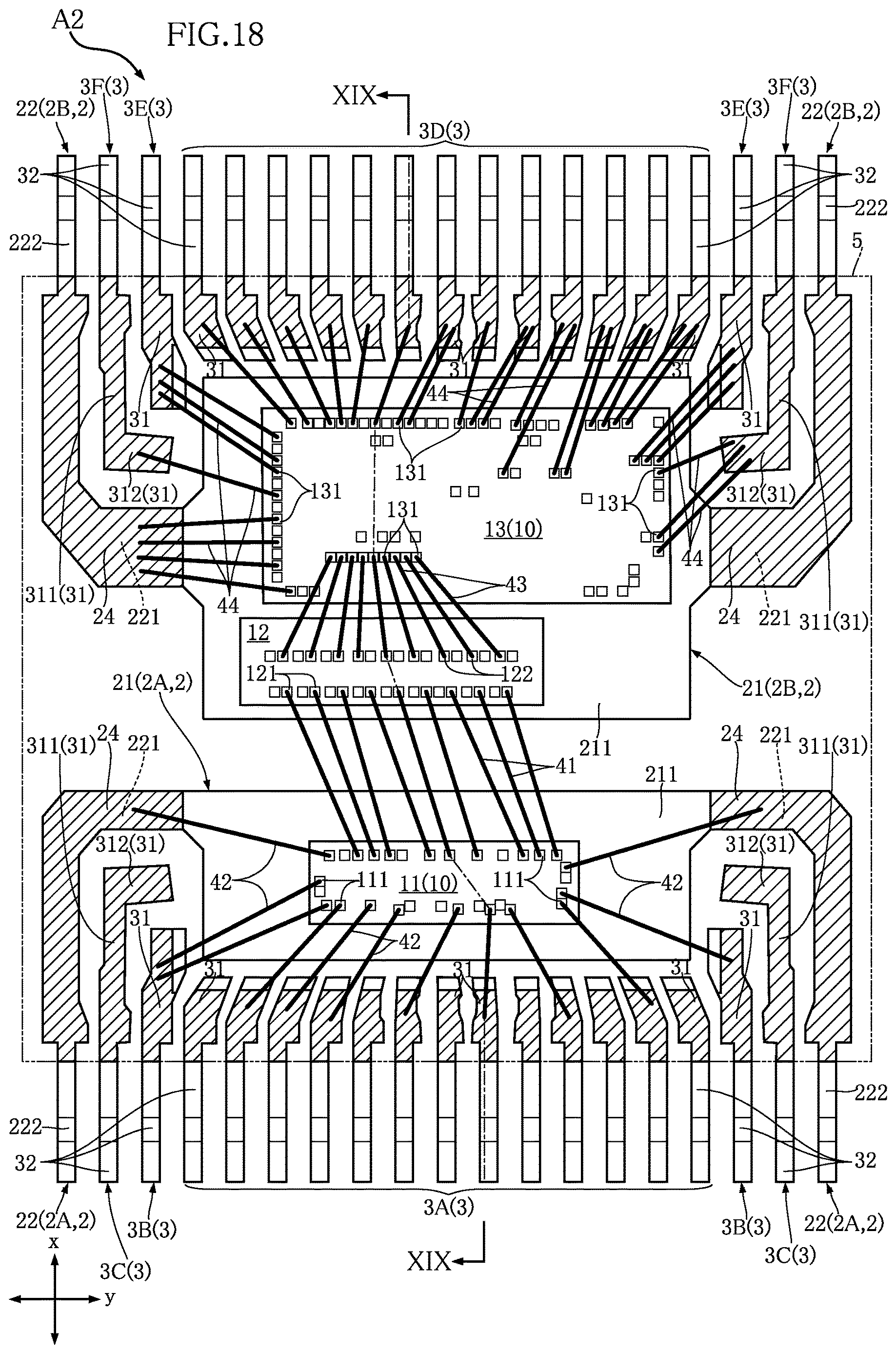 Patent US12616040 Figure 16 – Metal layer plated to inner leads of a leadframe