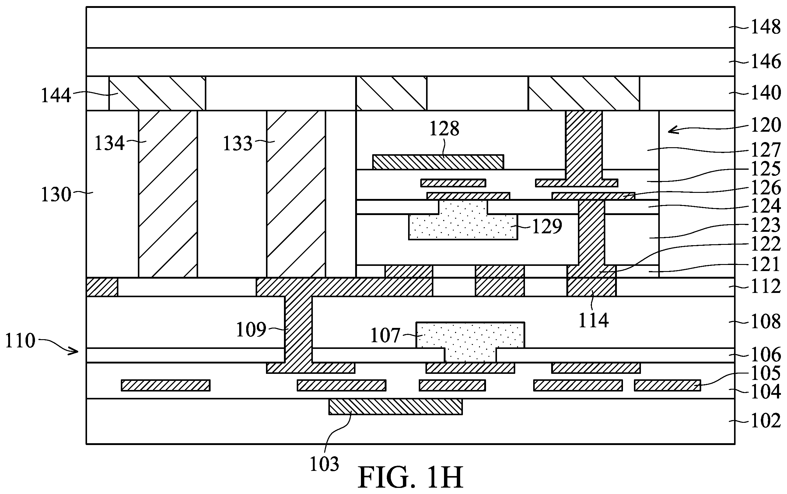 Patent US12616041 Figure 8 – Semiconductor and method for forming the same