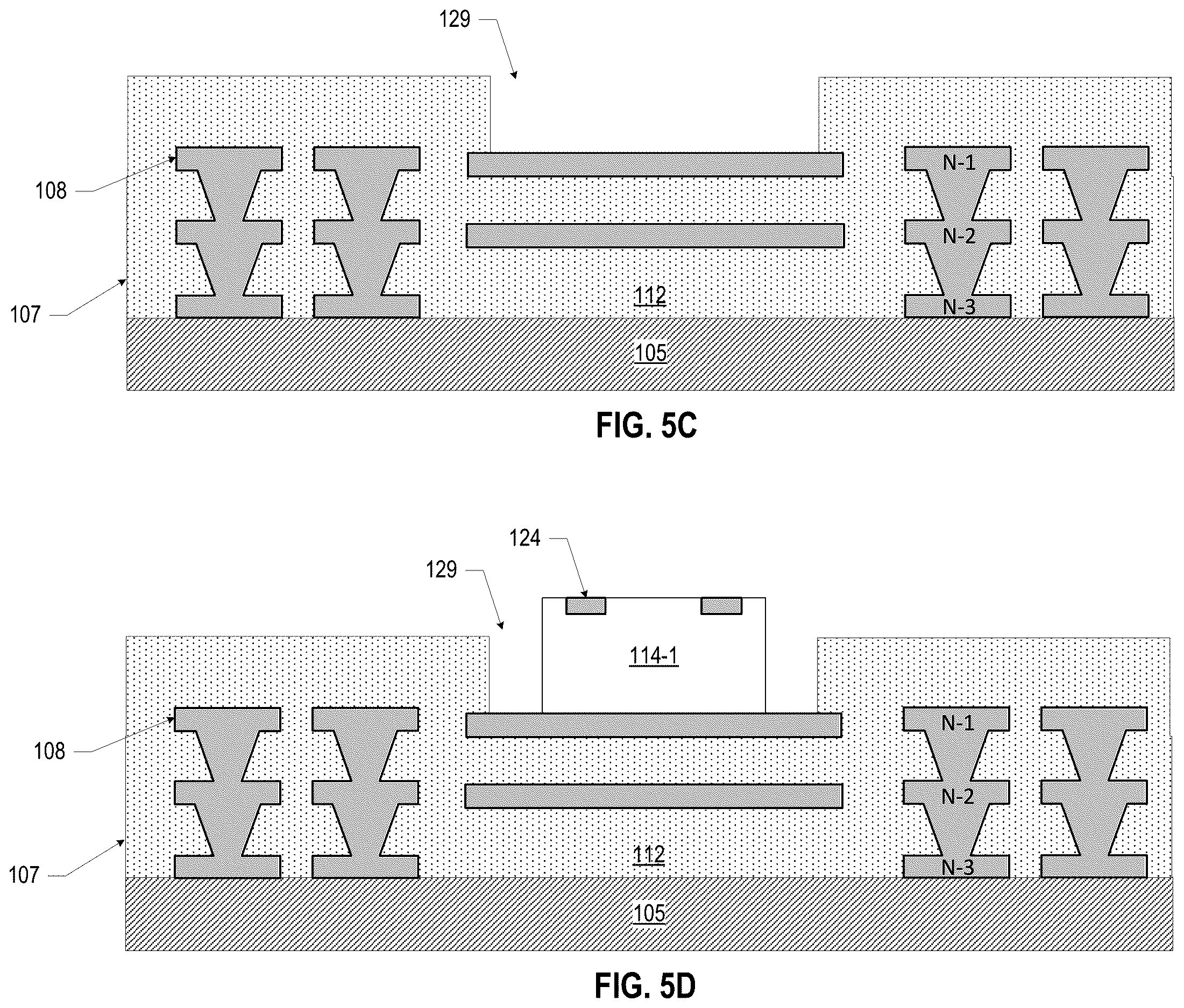 Patent US12616042 Figure 15 – Microelectronic assemblies with anchor layer around a bridge die