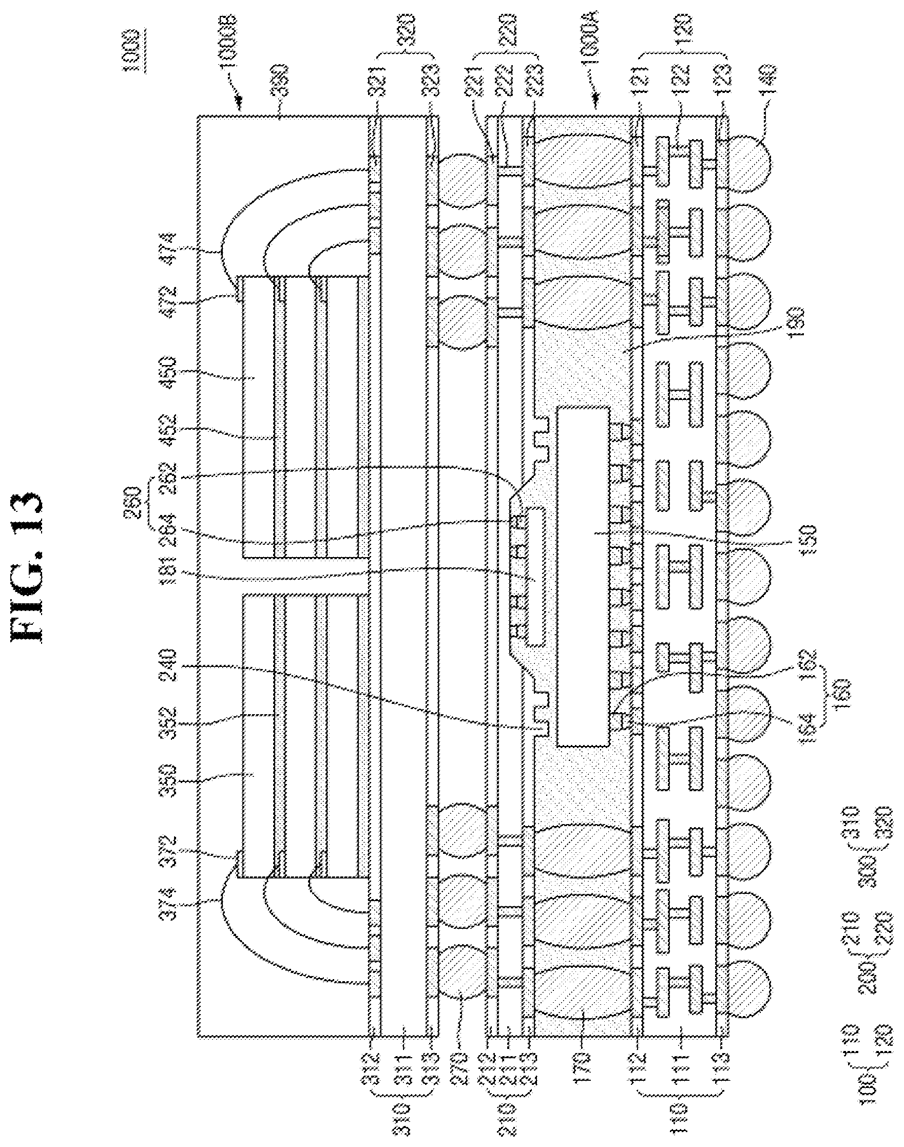 Patent US12616045 Figure 13 – Semiconductor package and method of fabricating the same