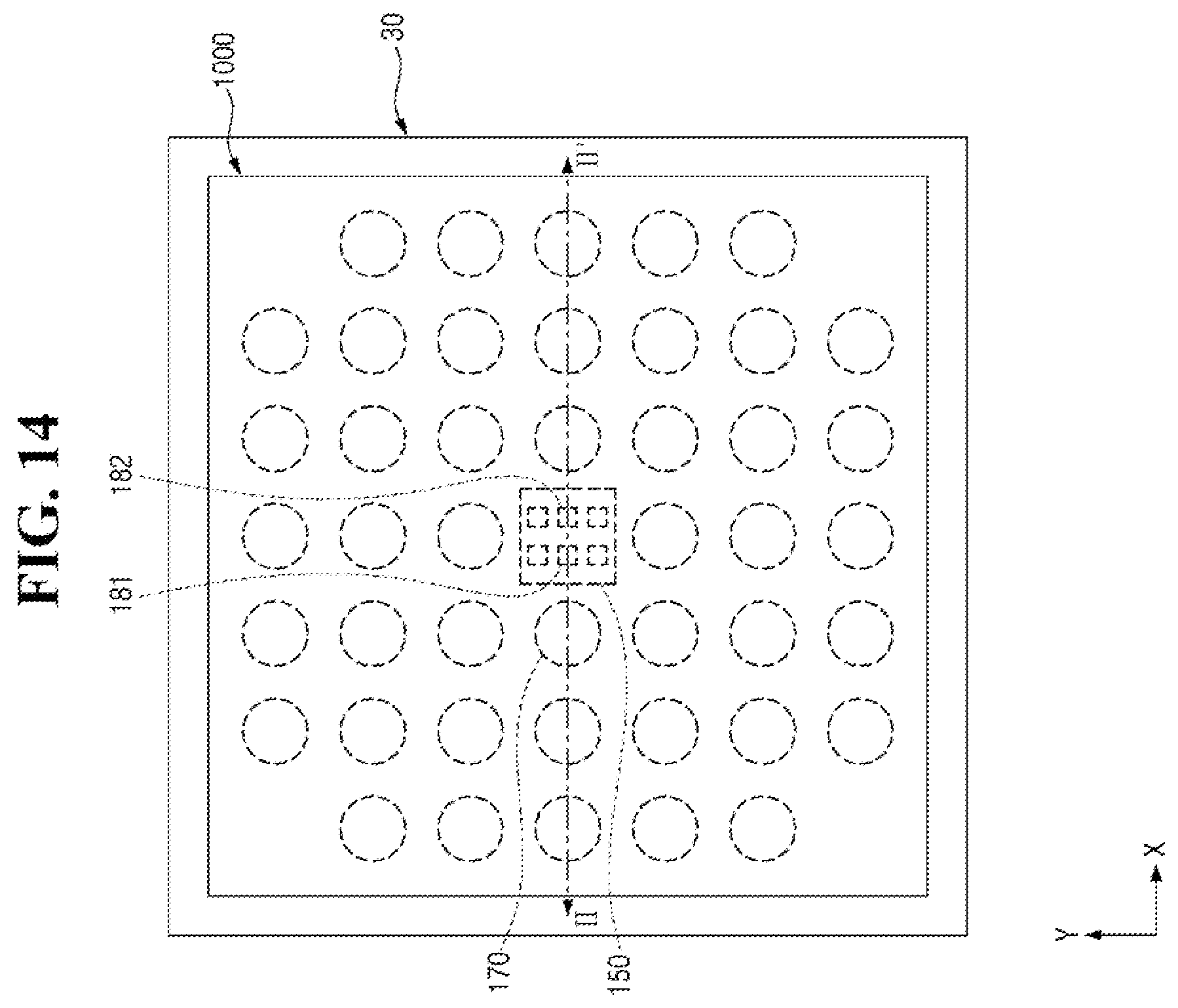 Patent US12616045 Figure 14 – Semiconductor package and method of fabricating the same