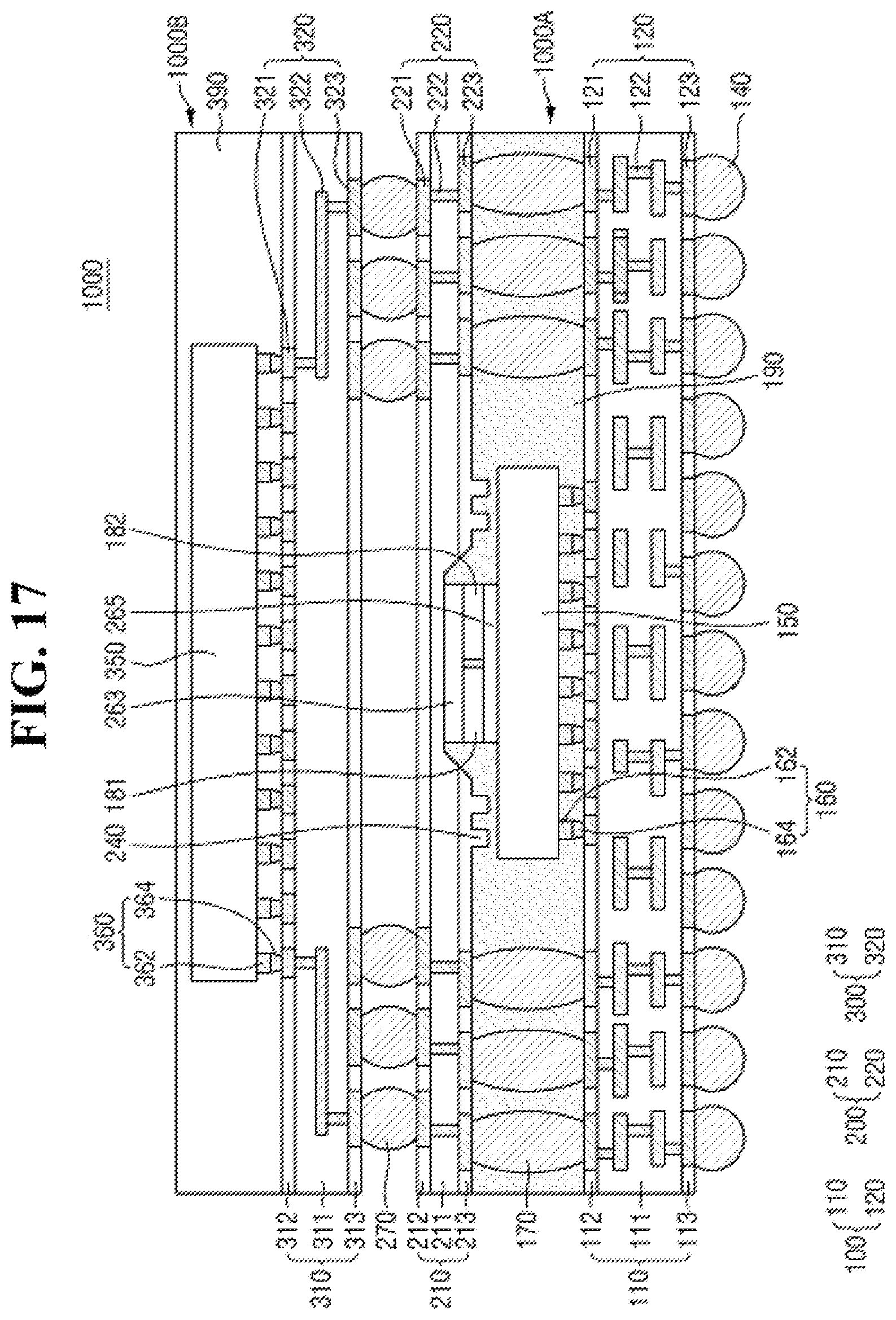 Patent US12616045 Figure 17 – Semiconductor package and method of fabricating the same