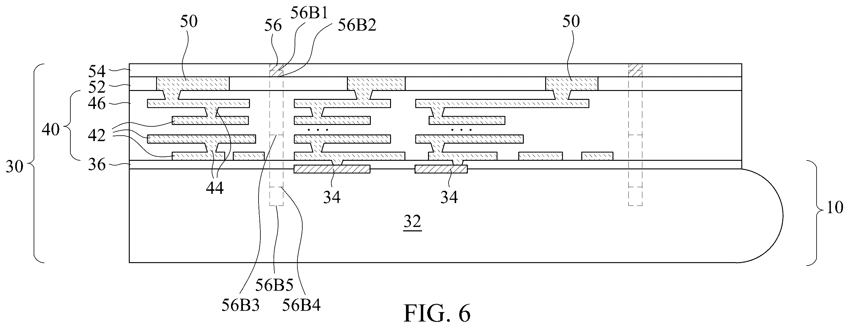 Patent US12616046 Figure 6 – Wafer bonding incorporating thermal conductive paths