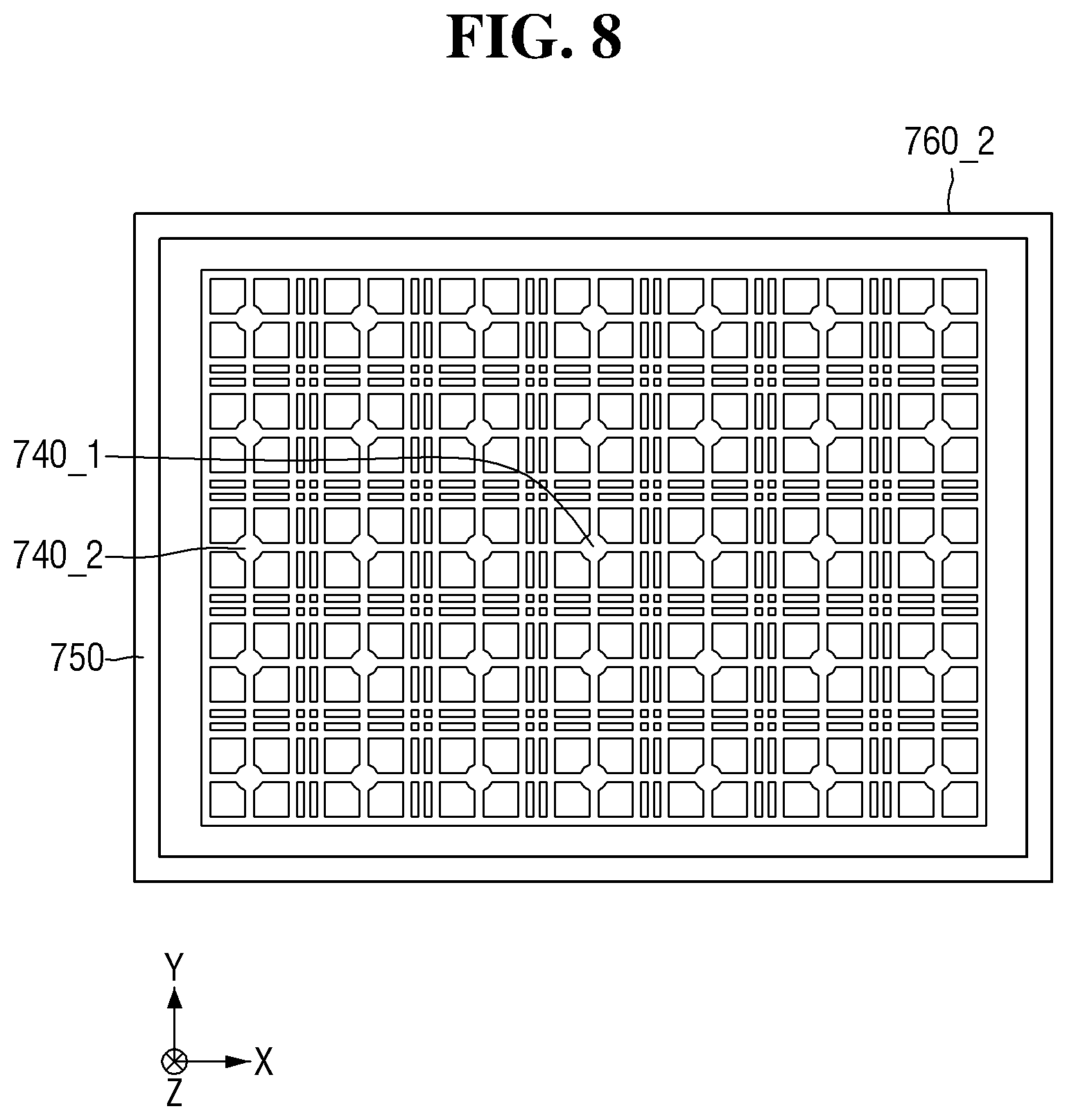 Patent US12616047 Figure 8 – Method of fabricating a semiconductor package including an interposer