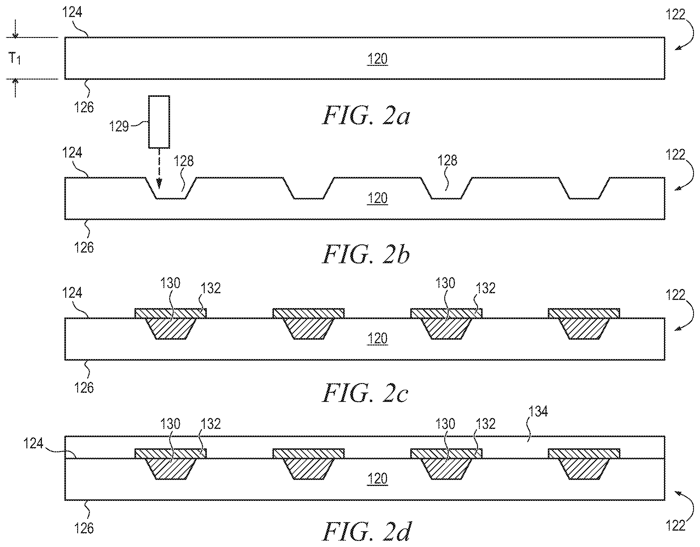 Patent US12616048 Figure 2 – Semiconductor device and method of forming inverted EWLB package with vertical e-bar structure