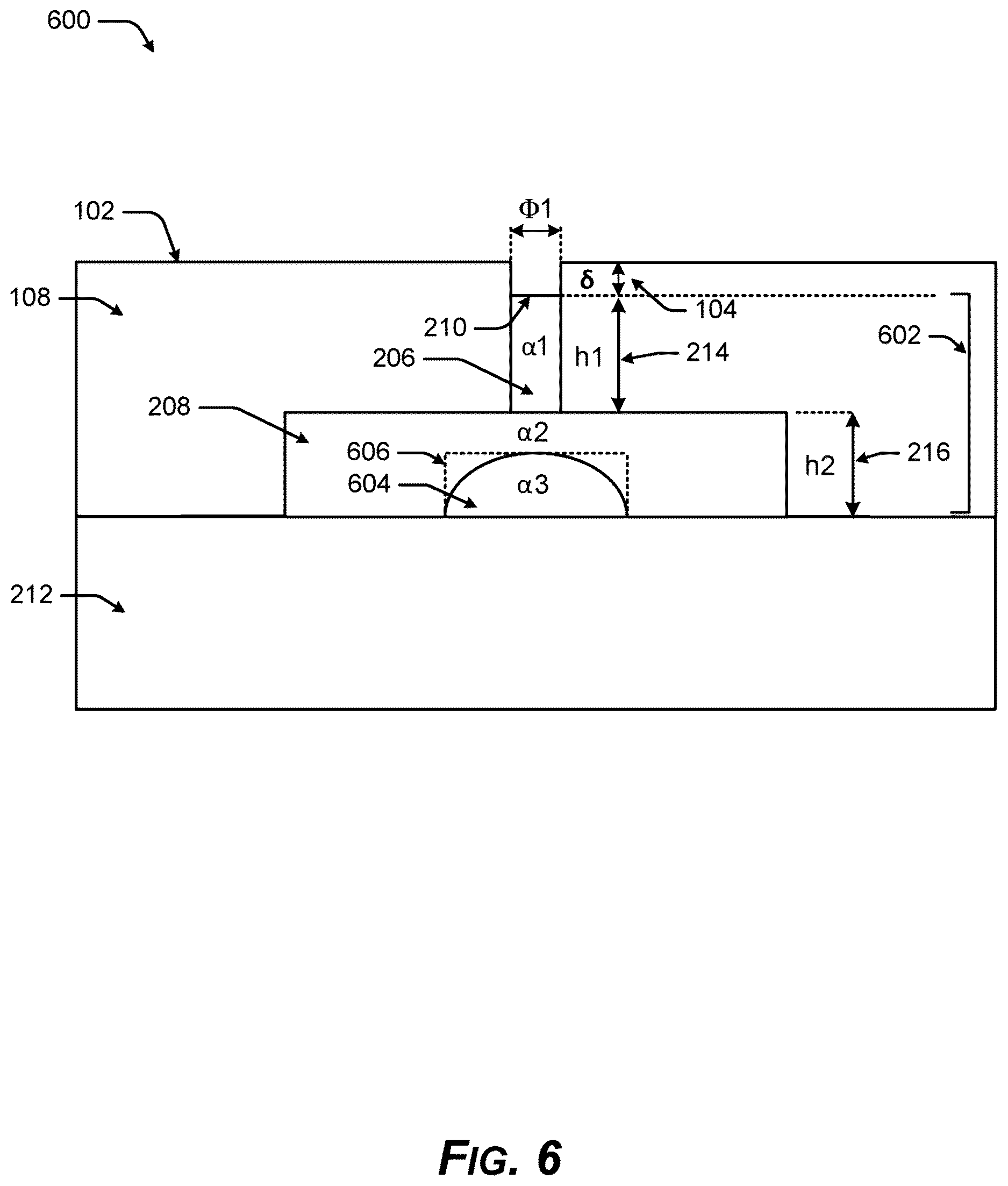 Patent US12616050 Figure 6 – Bonded structure including a first microelectronic device direct hybrid bonded to a second microelectronic device