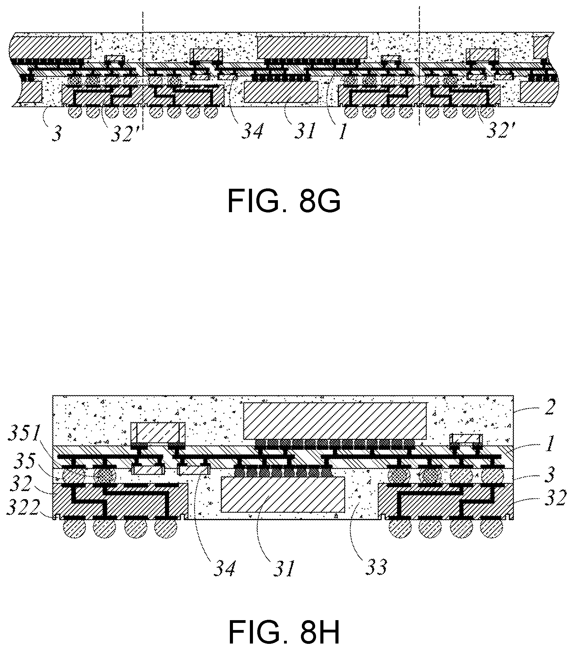 Patent US12616057 Figure 7 – Double-sided sip packaging structure having interposer including a groove and manufacturing method thereof