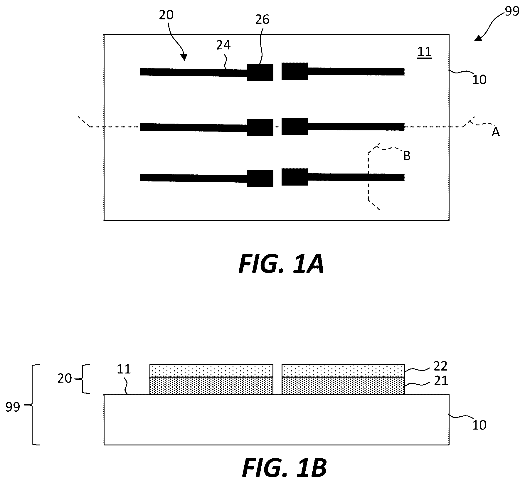 Patent US12616058 — Multilayer electrical conductors for transfer printing — Figure 1