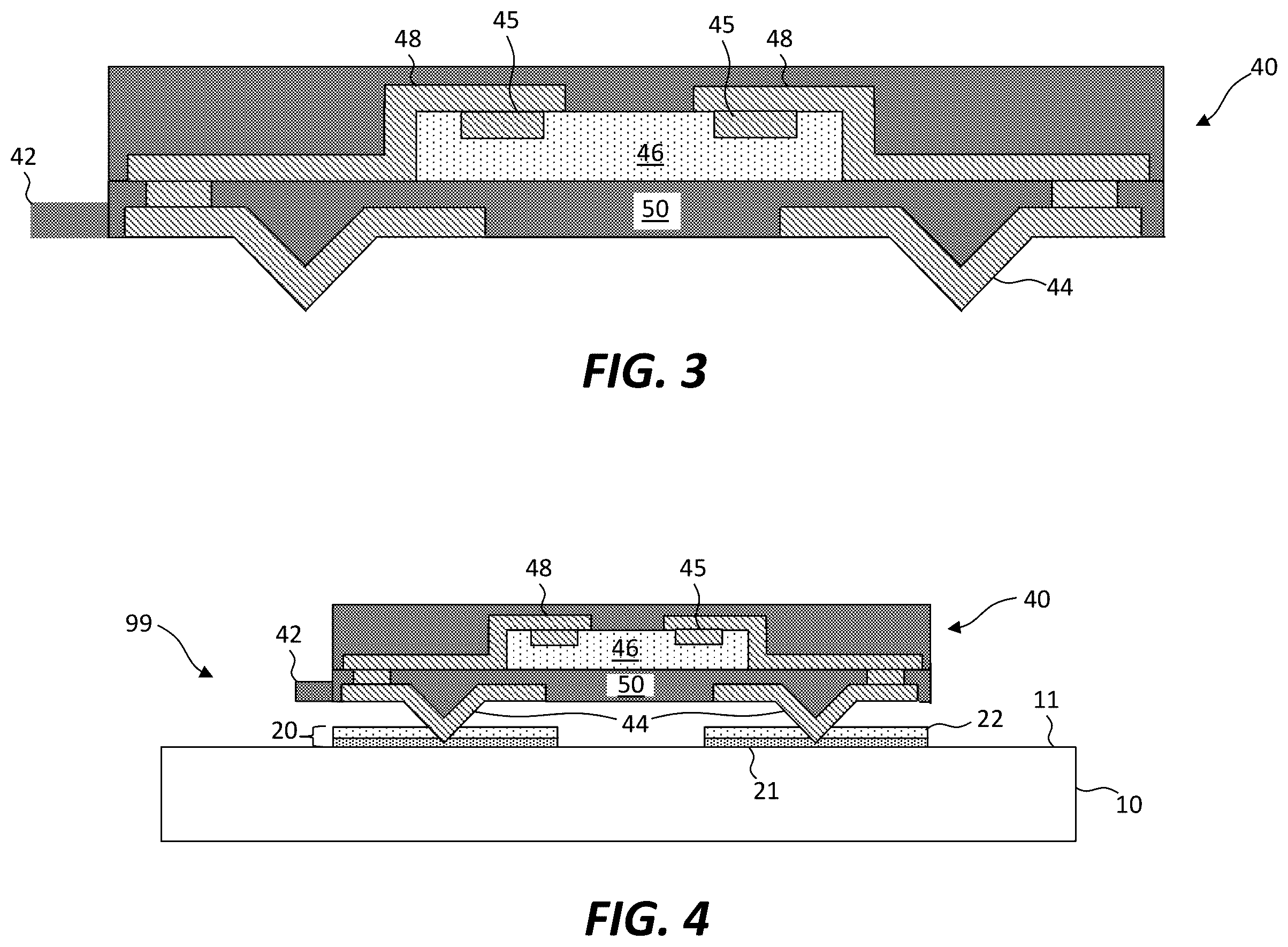 Patent US12616058 Figure 5 – Multilayer electrical conductors for transfer printing