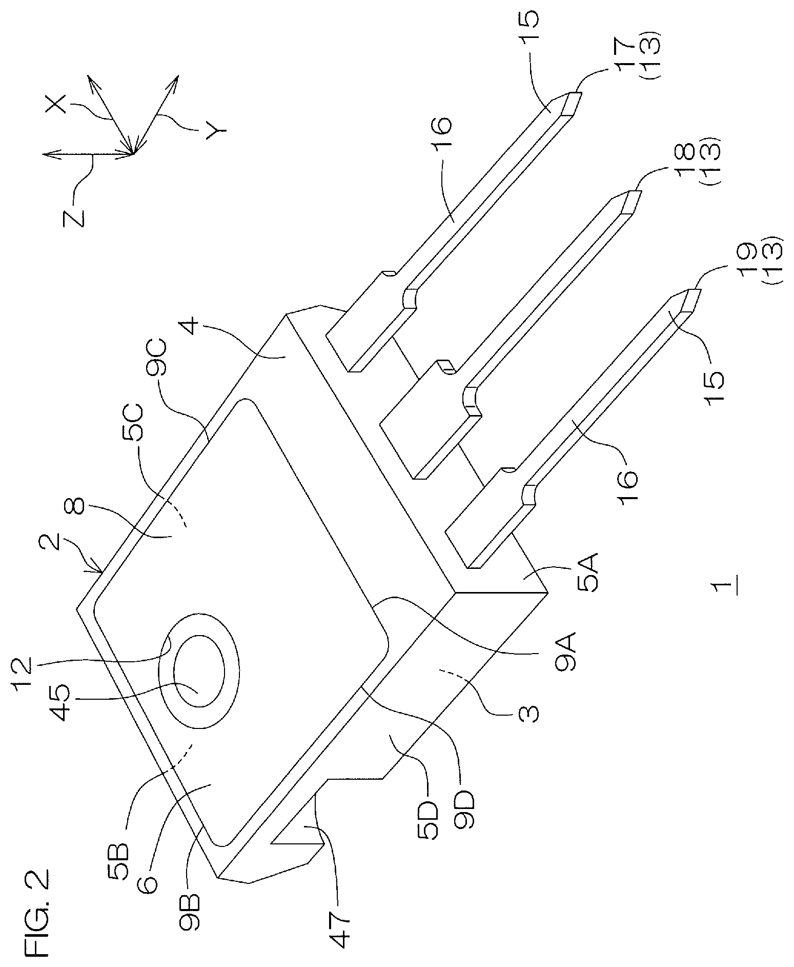 Patent US12616061 Figure 2 – Semiconductor module