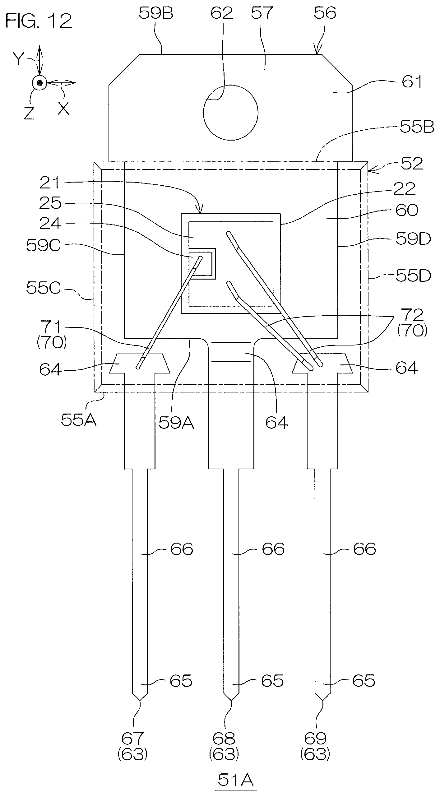 Patent US12616061 Figure 13 – Semiconductor module