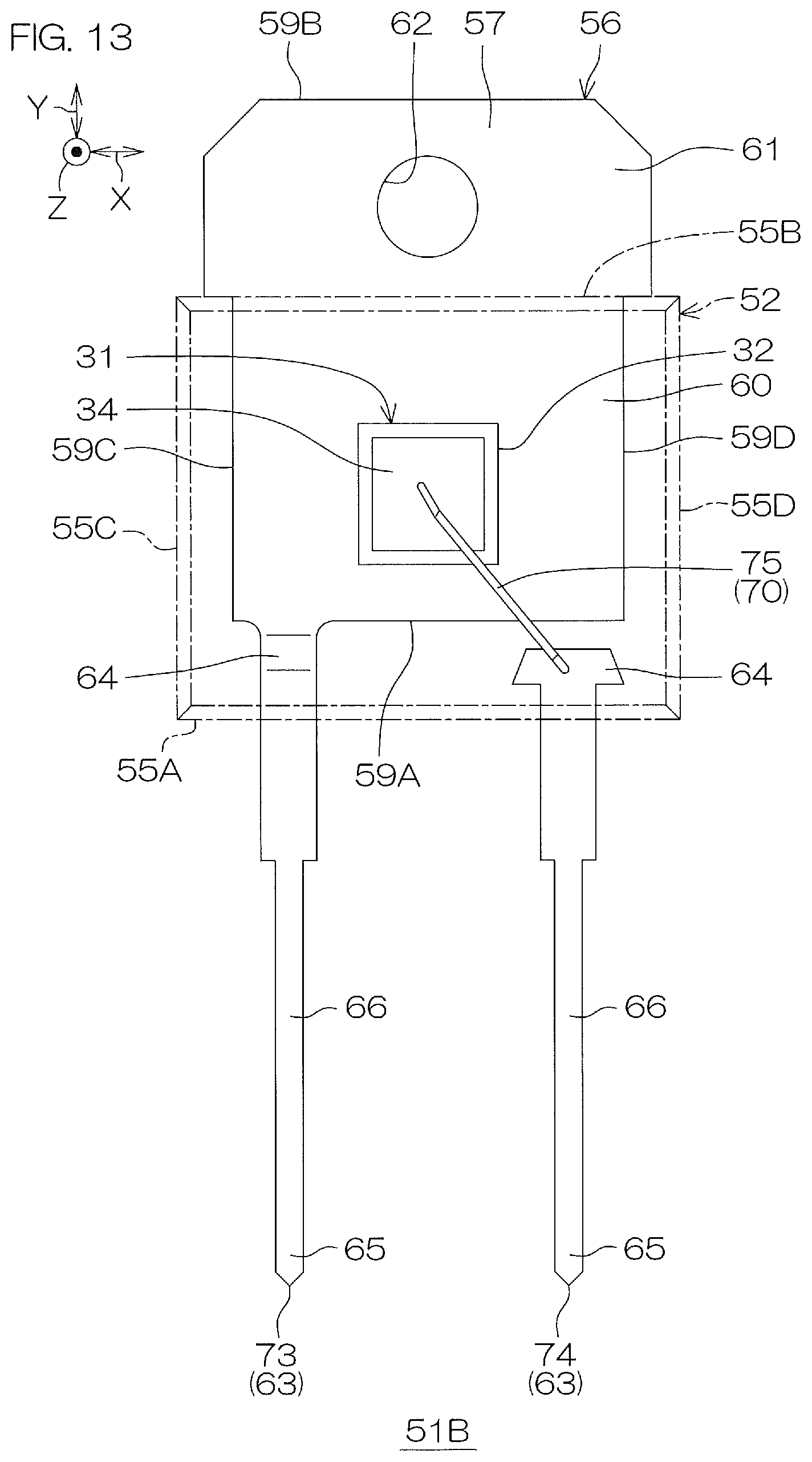 Patent US12616061 Figure 14 – Semiconductor module